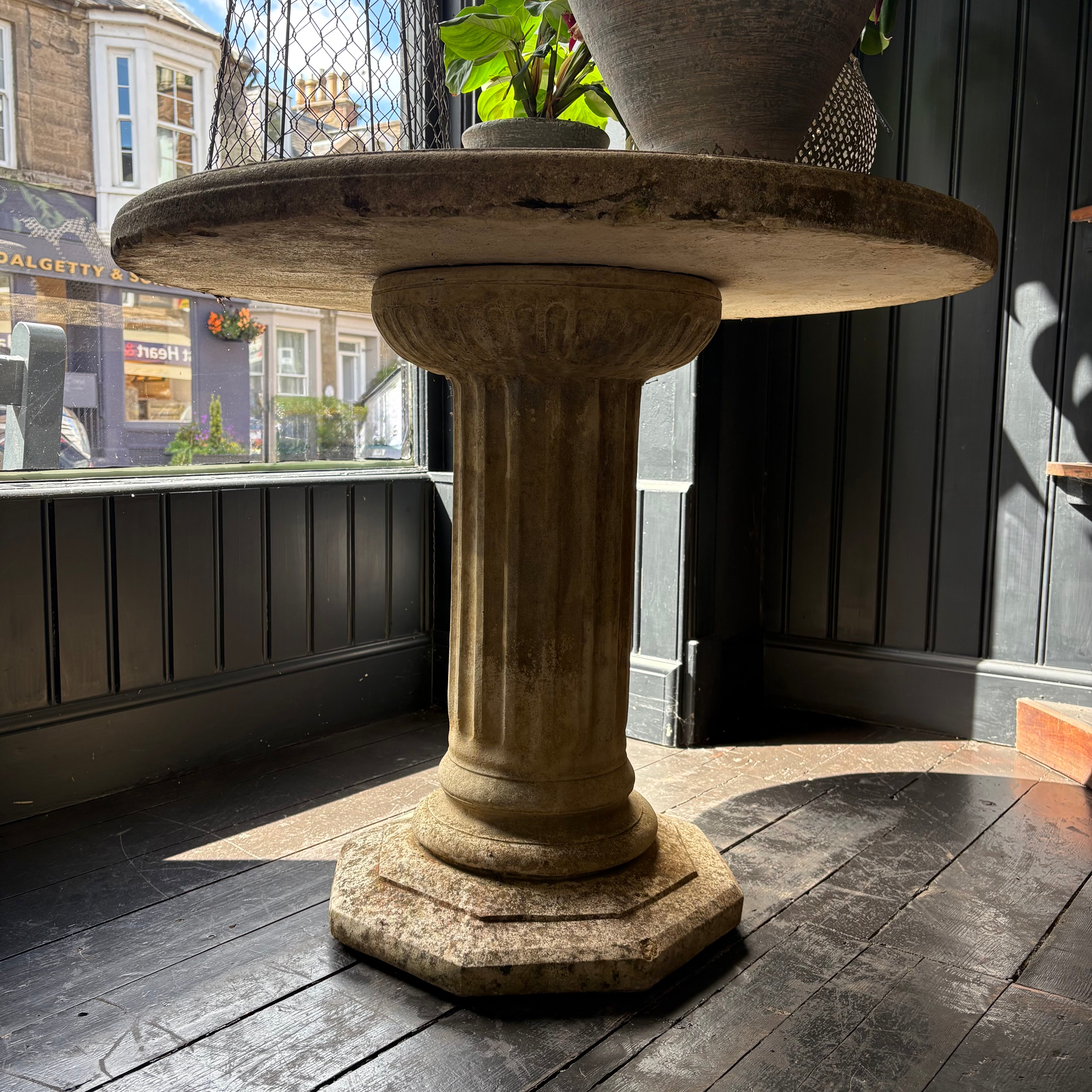 Reclaimed Pedestal Table