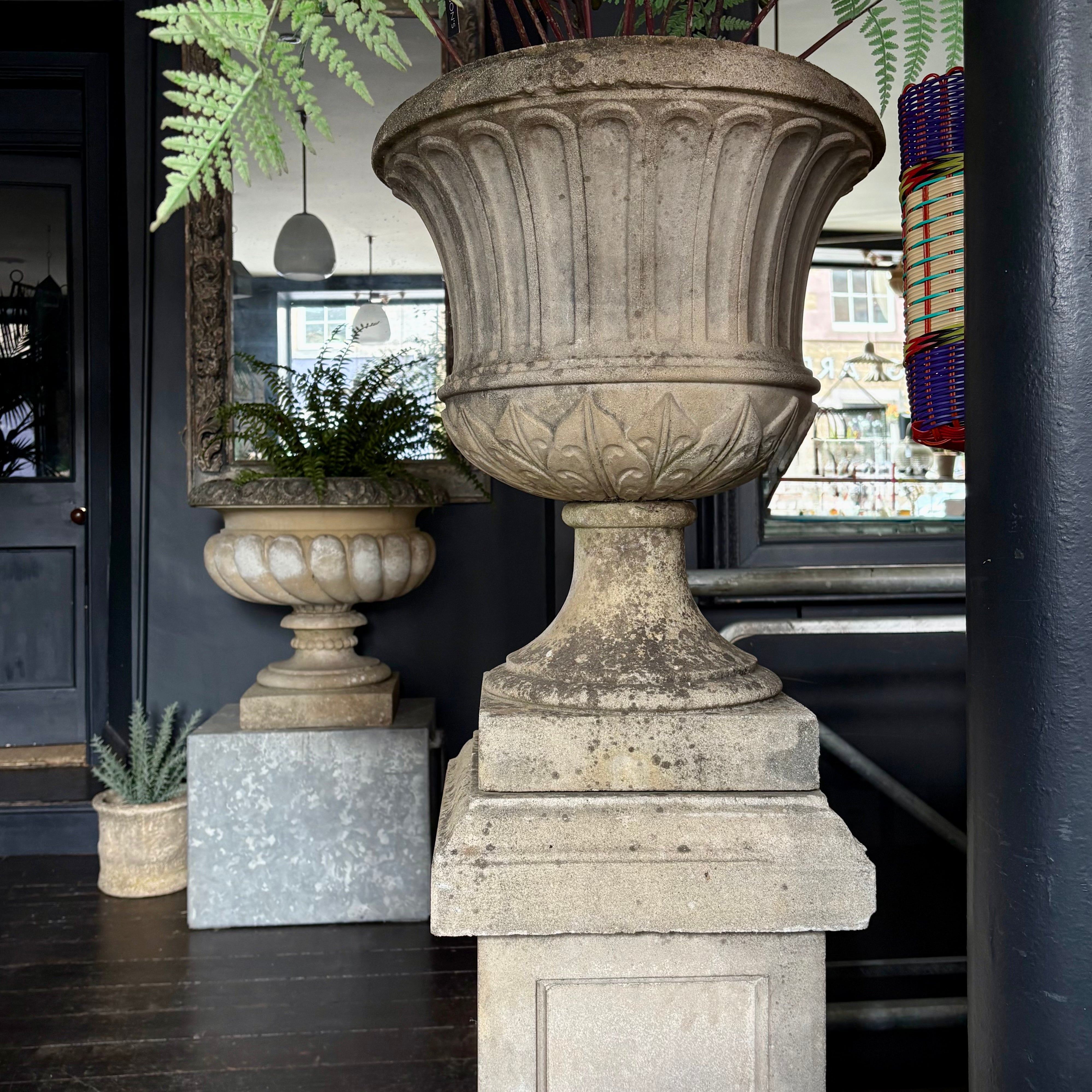 Large Urn & Pedestal