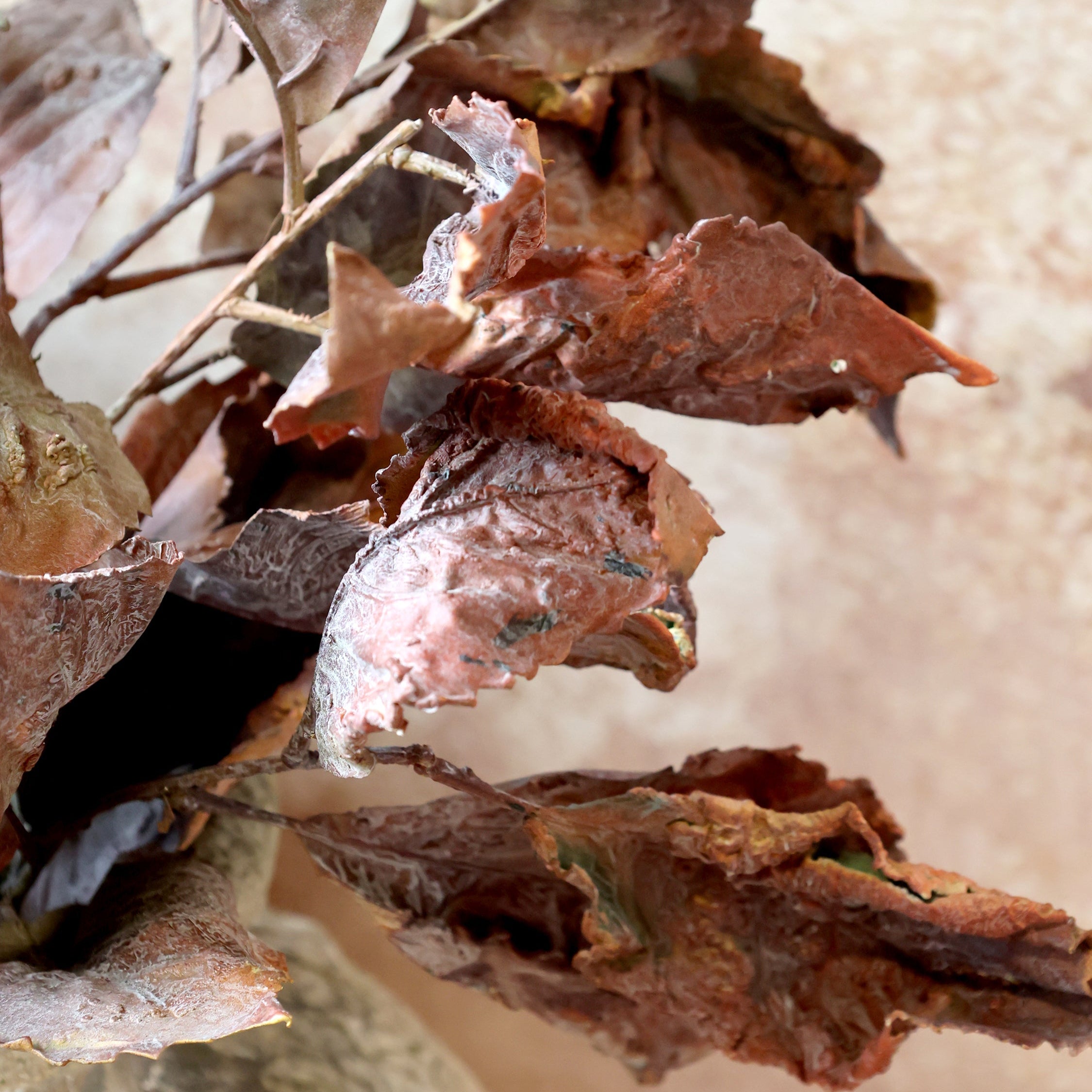Artificial Beech Leaf Branch