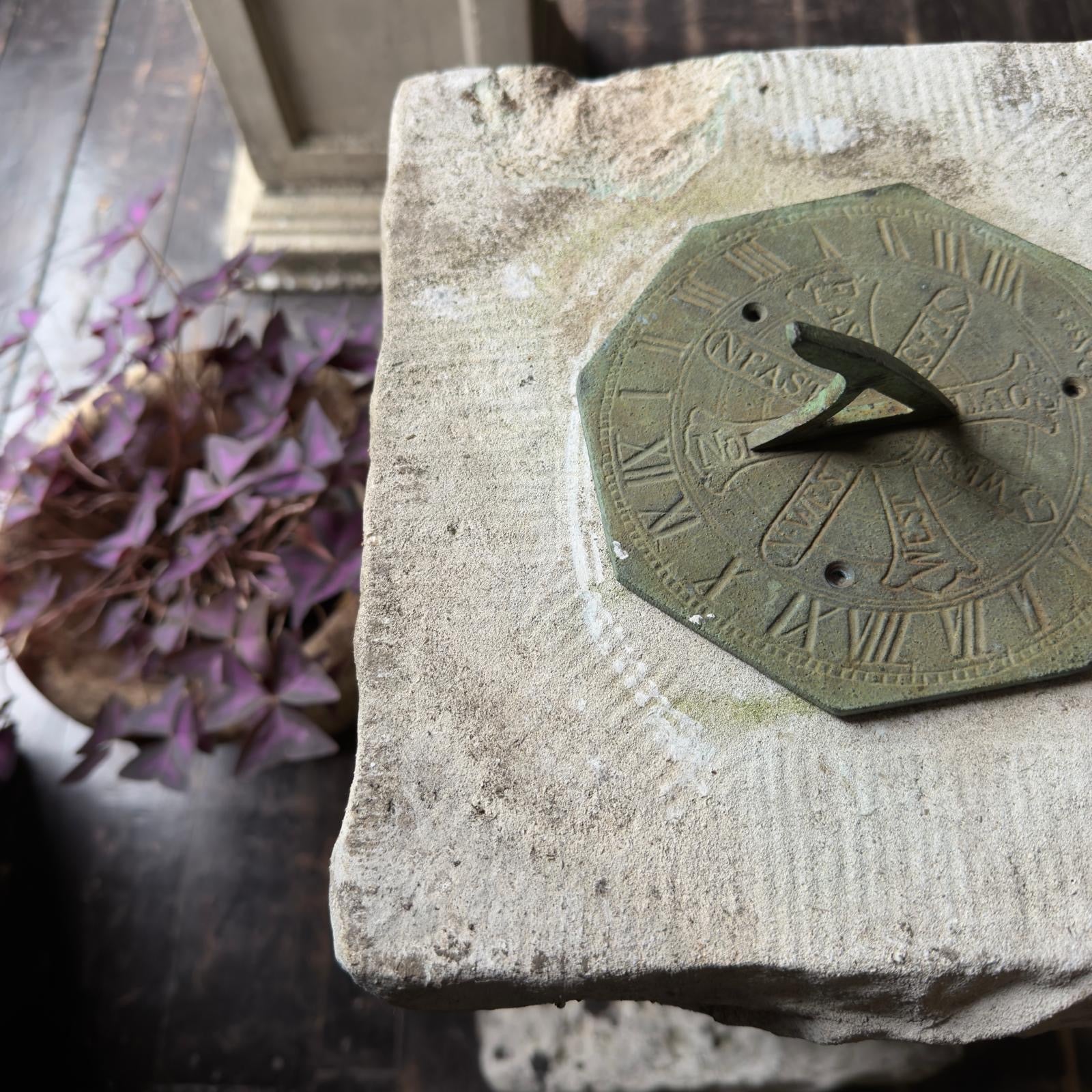 Vintage Stone Sundial