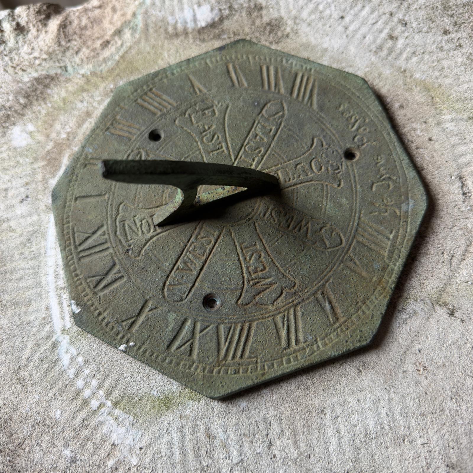 Vintage Stone Sundial