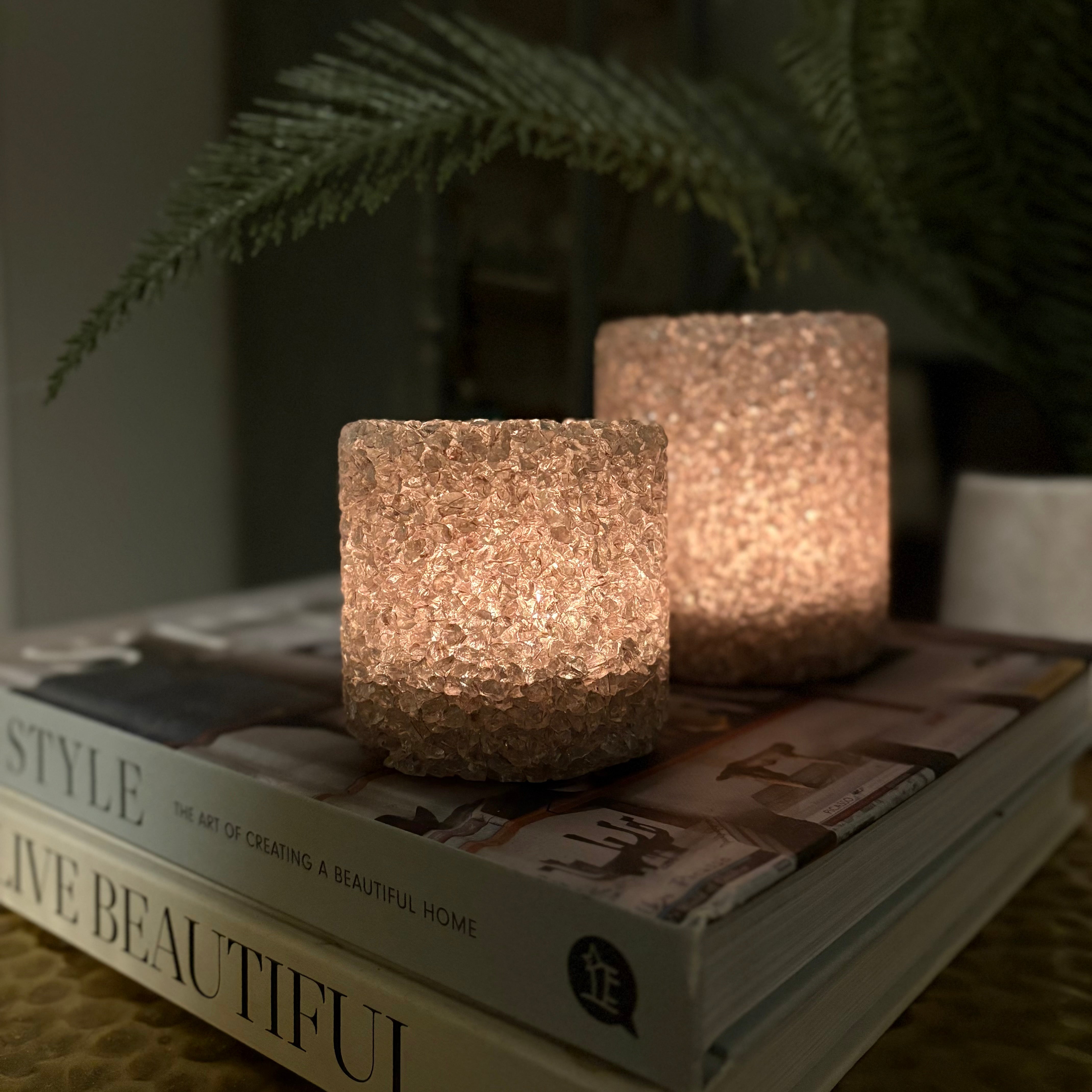 Morita Glass Candle Holder