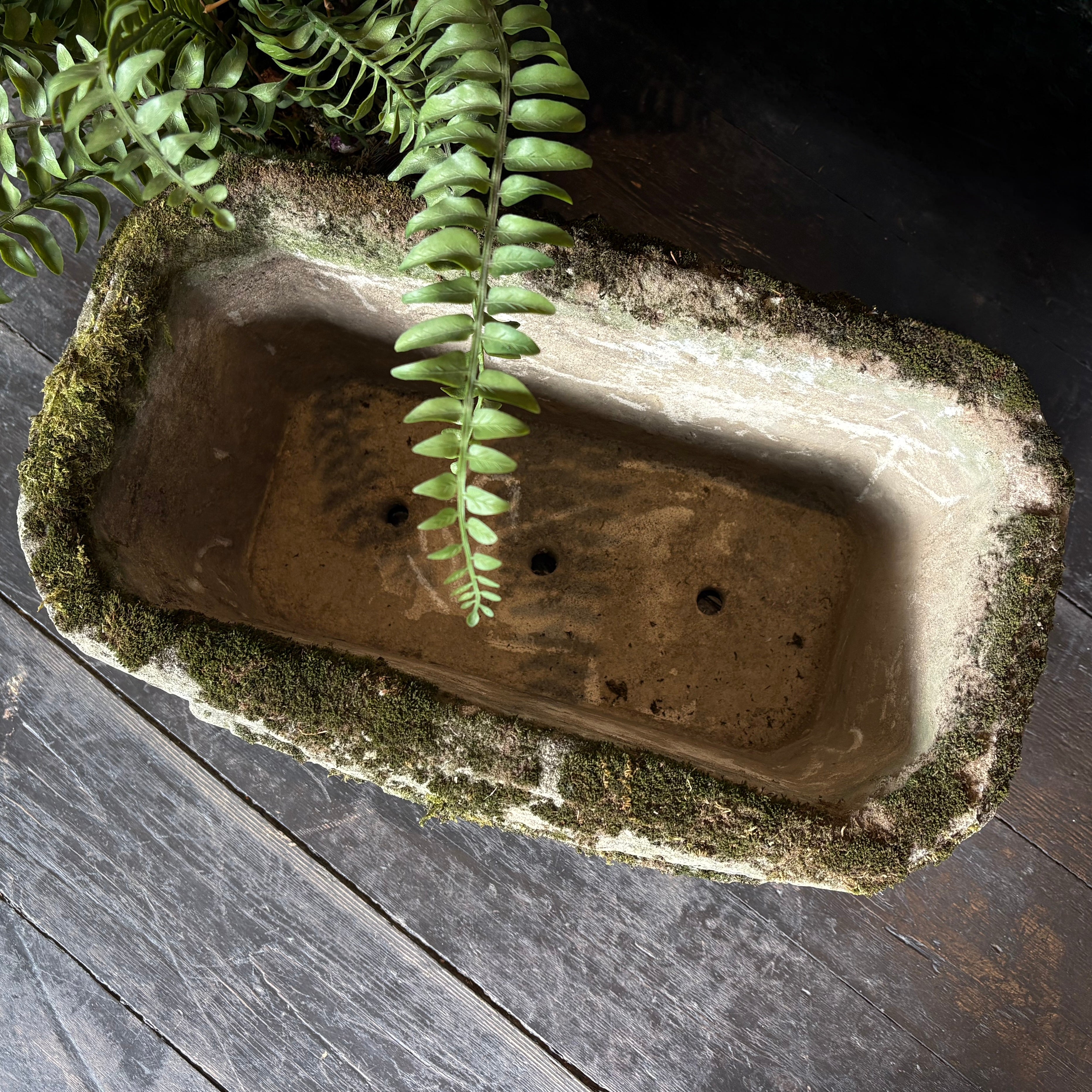 Small Embelished Garden Trough