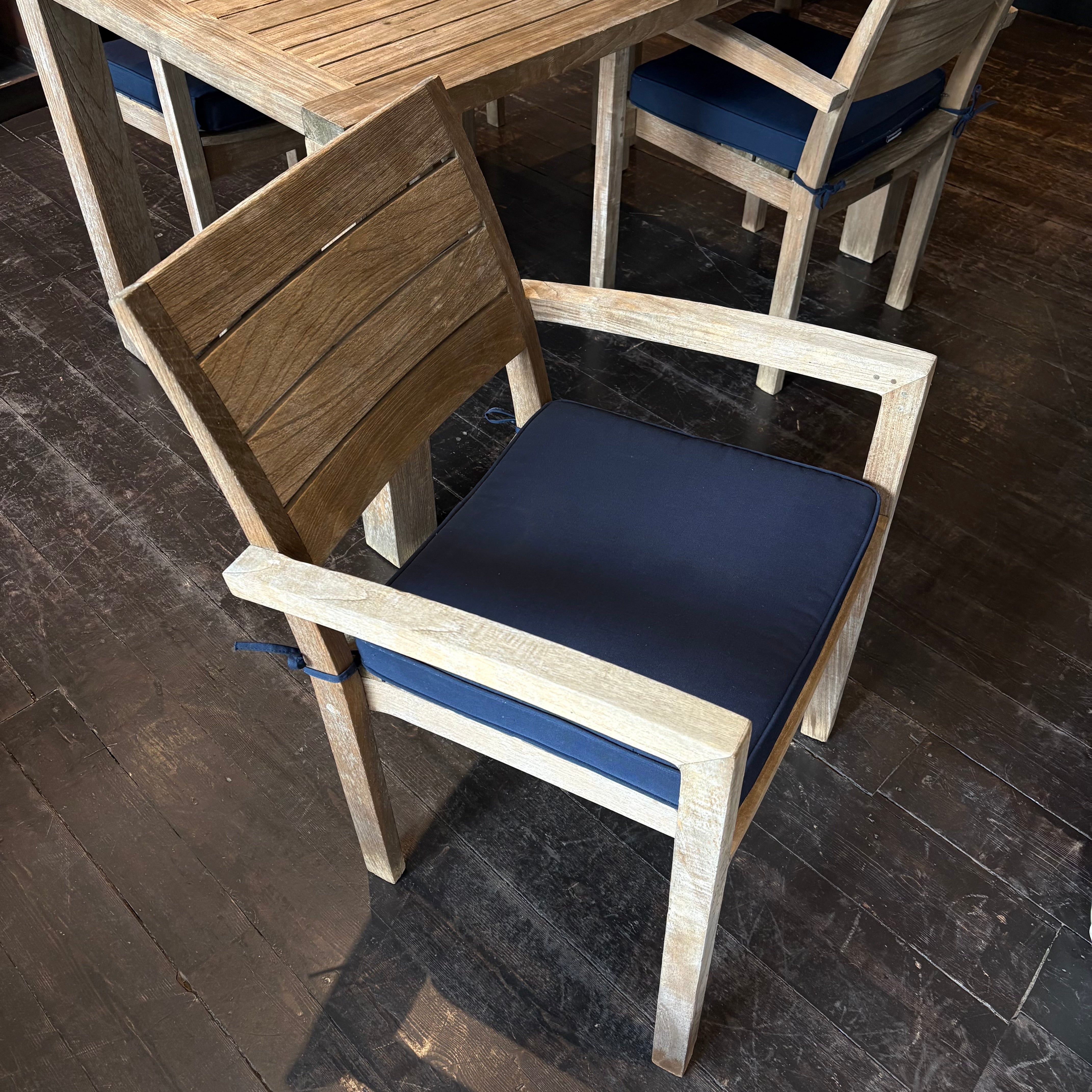 Teak Garden Dining Table and Chair Set