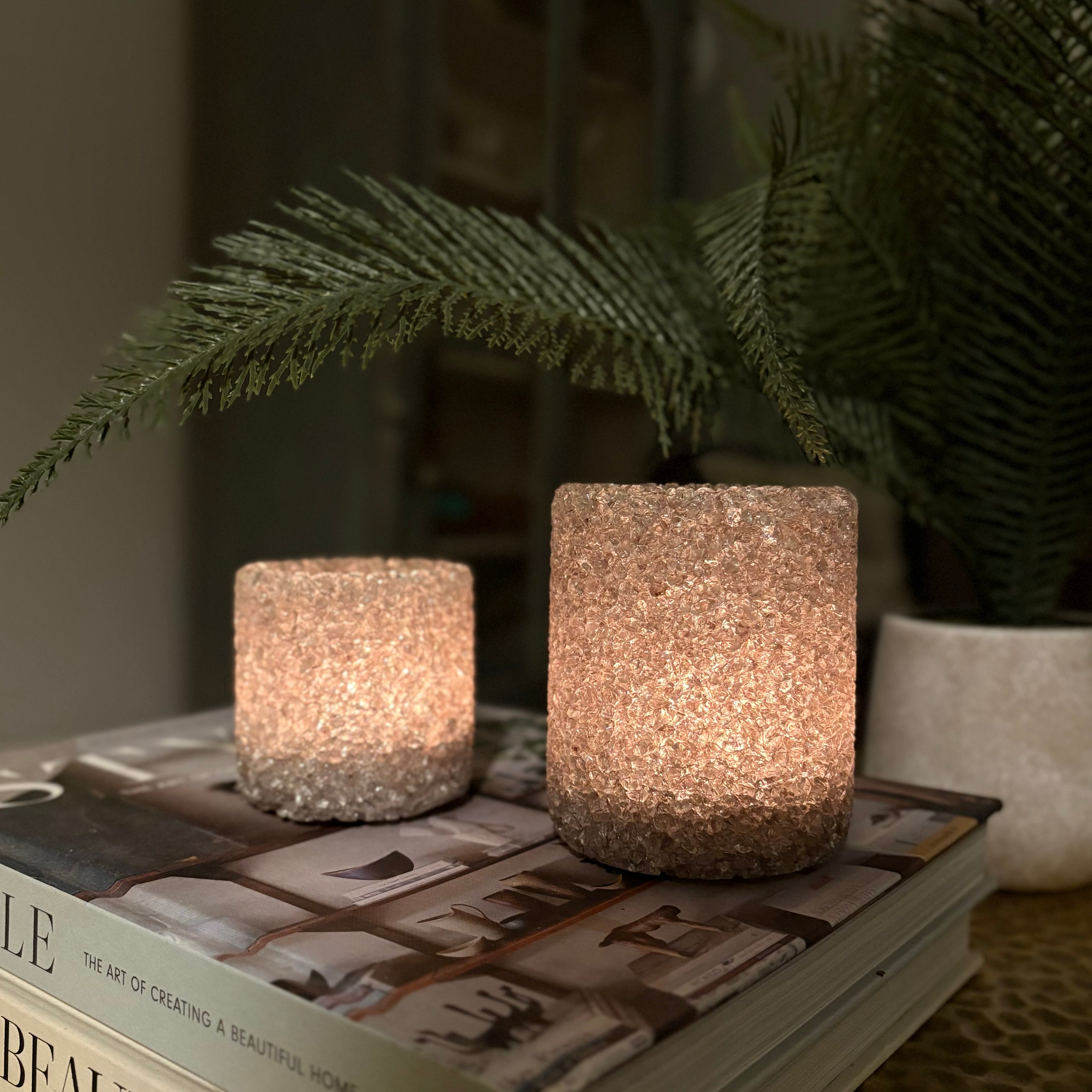 Morita Glass Candle Holder