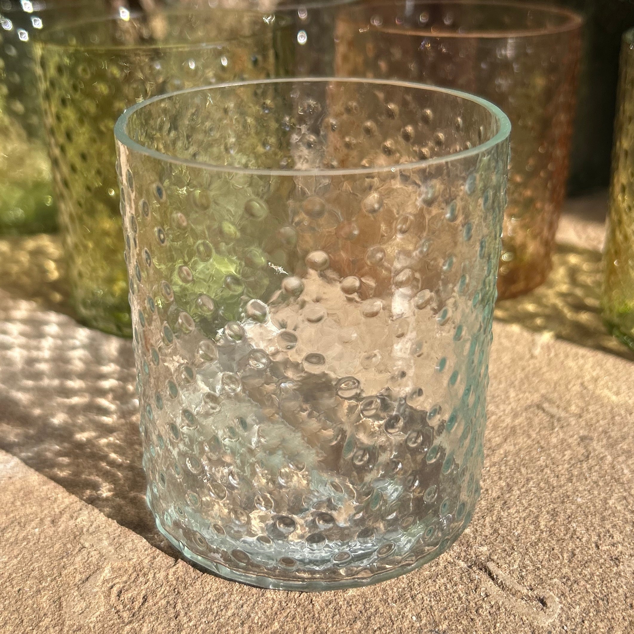 Dotty Glass Votive