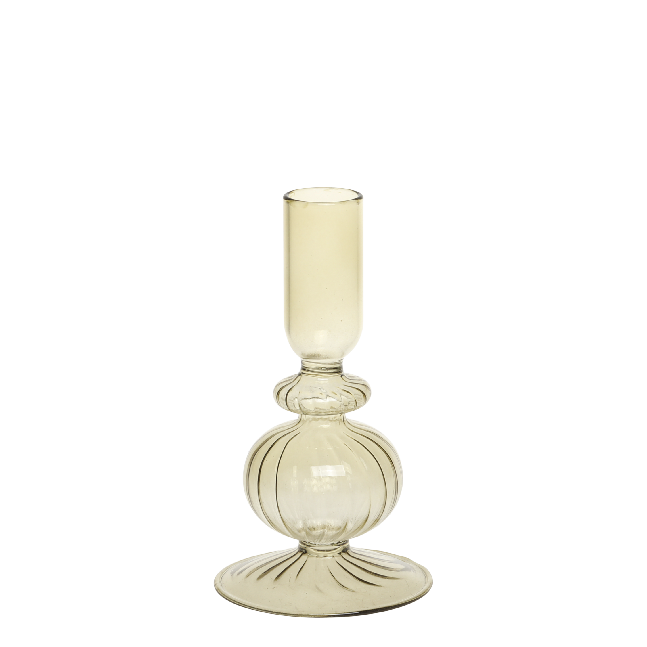 Stemmed Glass Candlestick