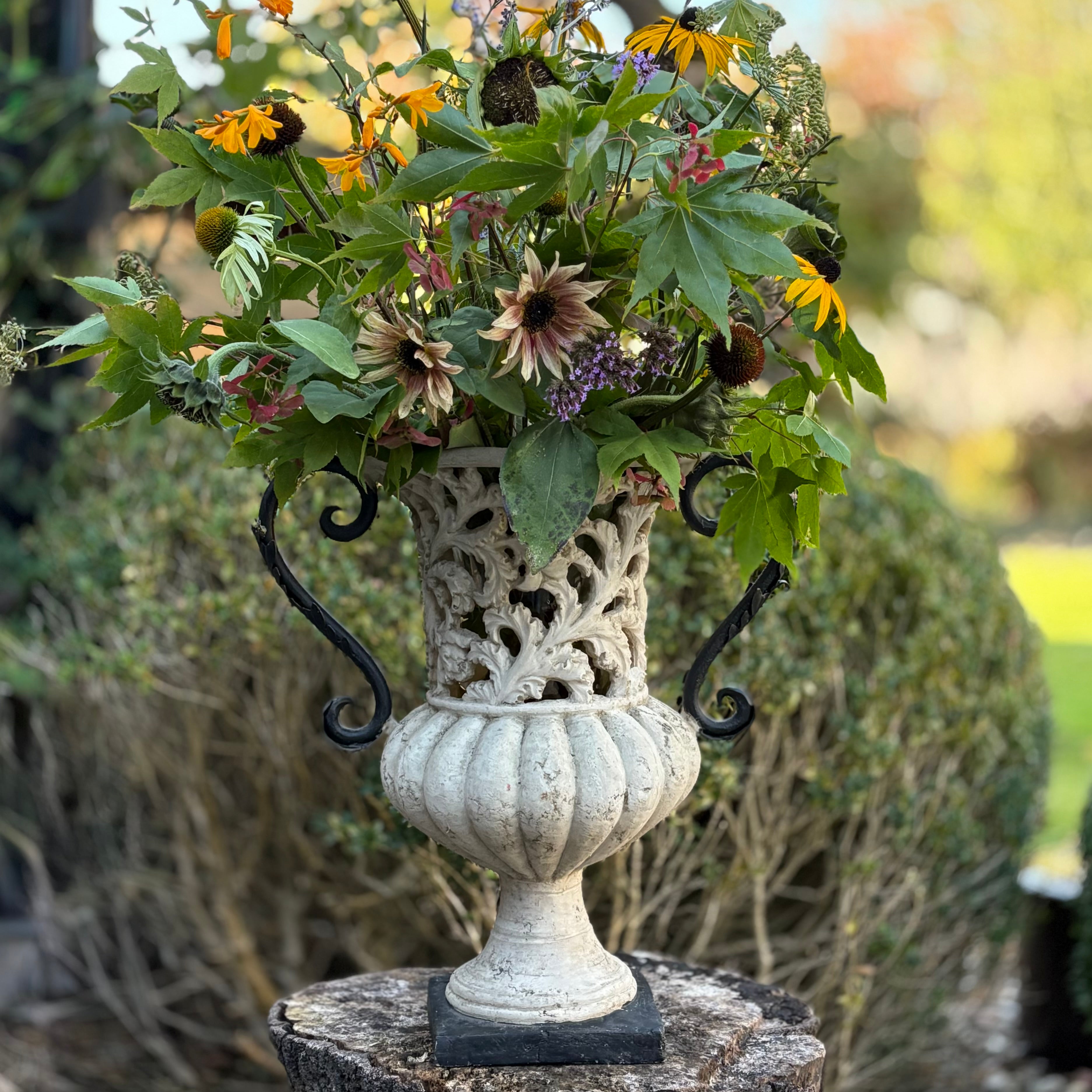Large Fretwork Vase