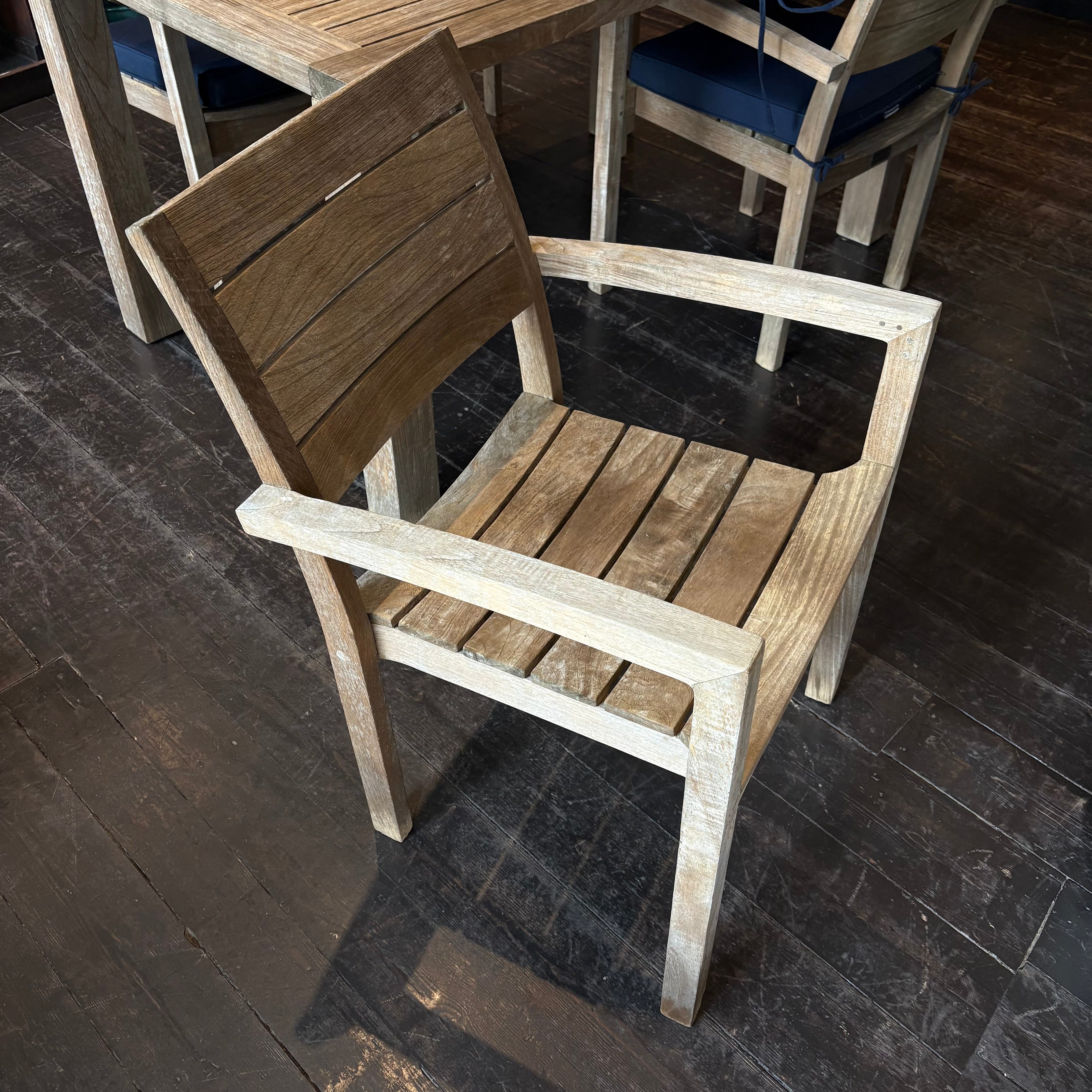 Teak Garden Dining Table and Chair Set