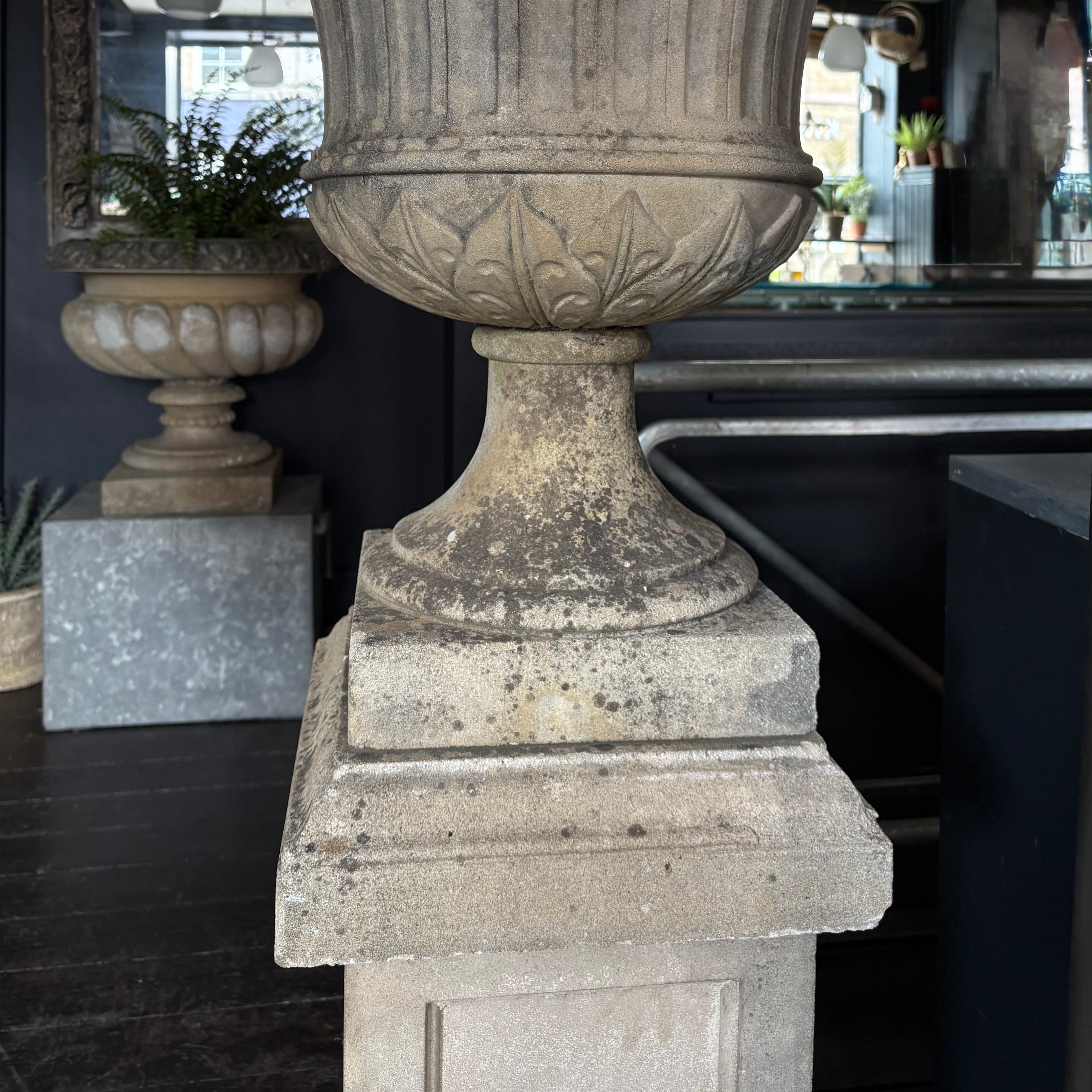 Large Urn & Pedestal