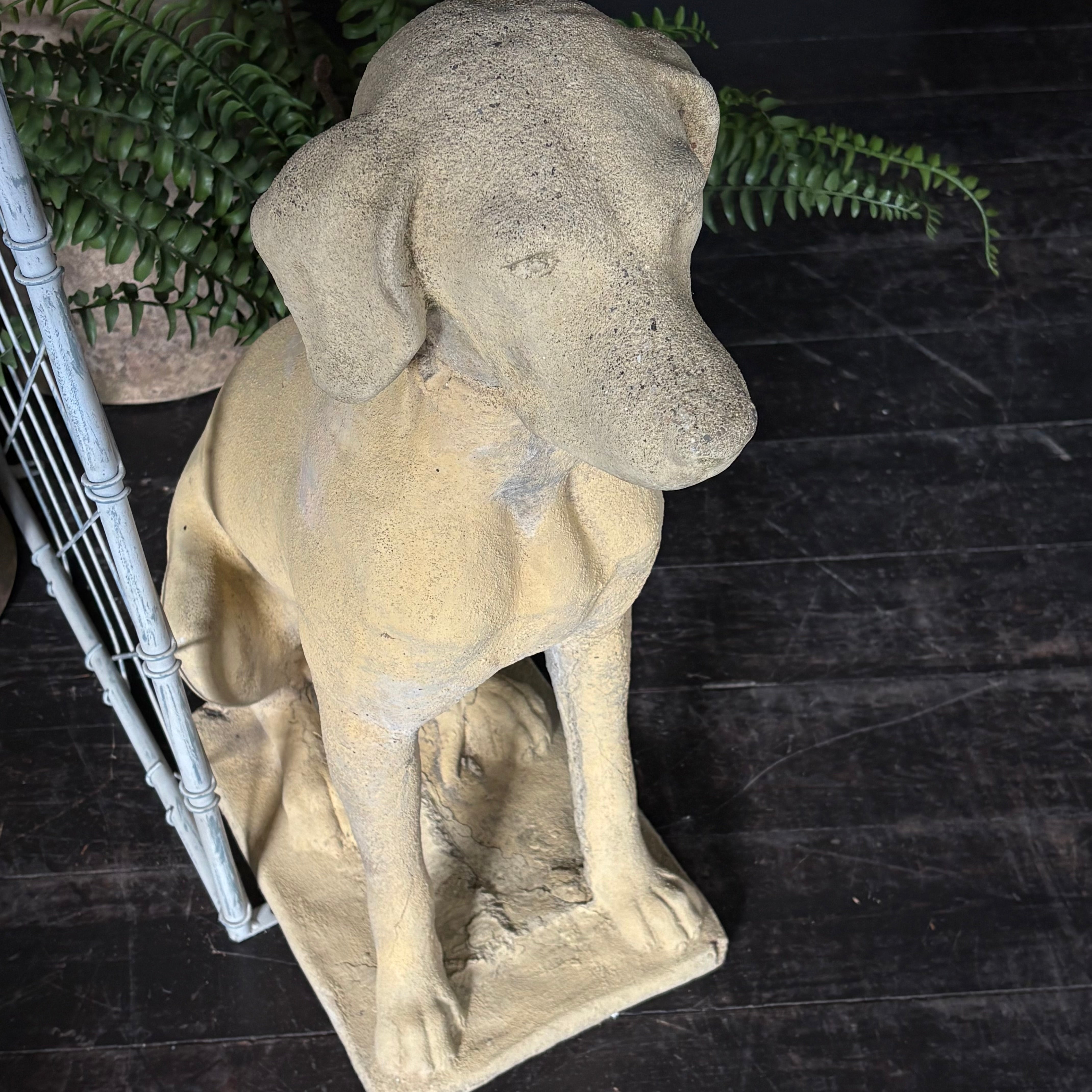 Cast Gundog Sculpture