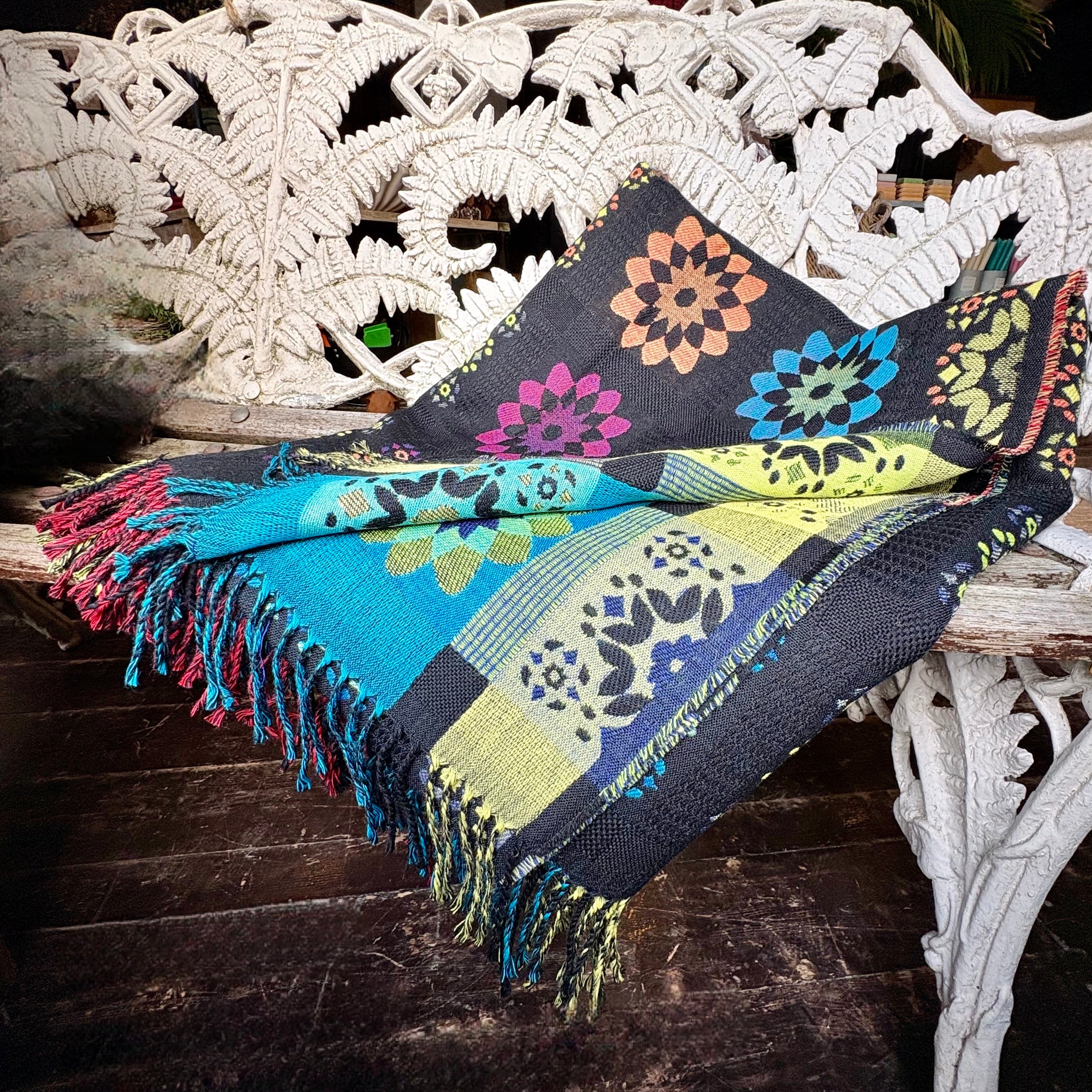 Technicolour Jacquard Blanket
