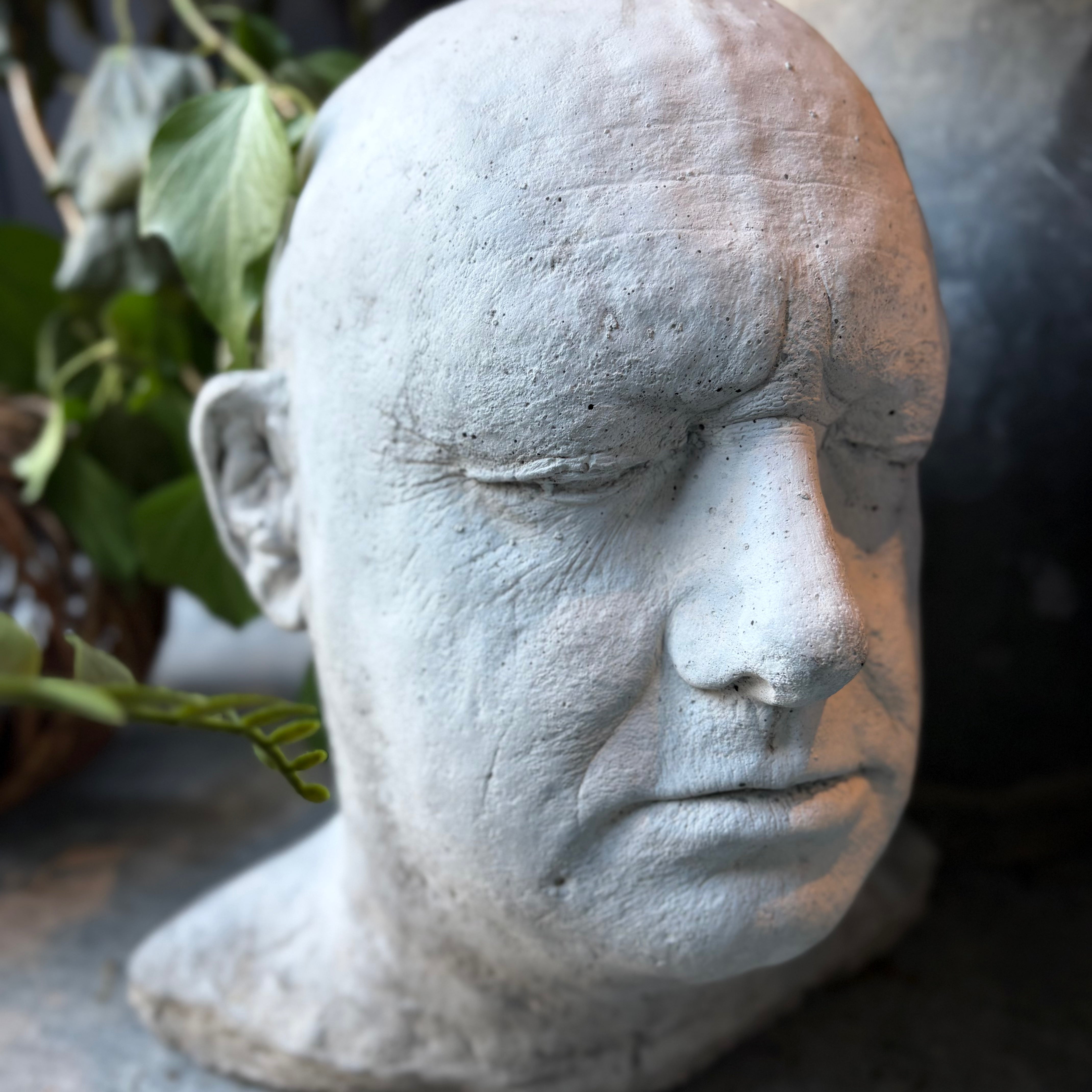 Sculpture of Mans Head