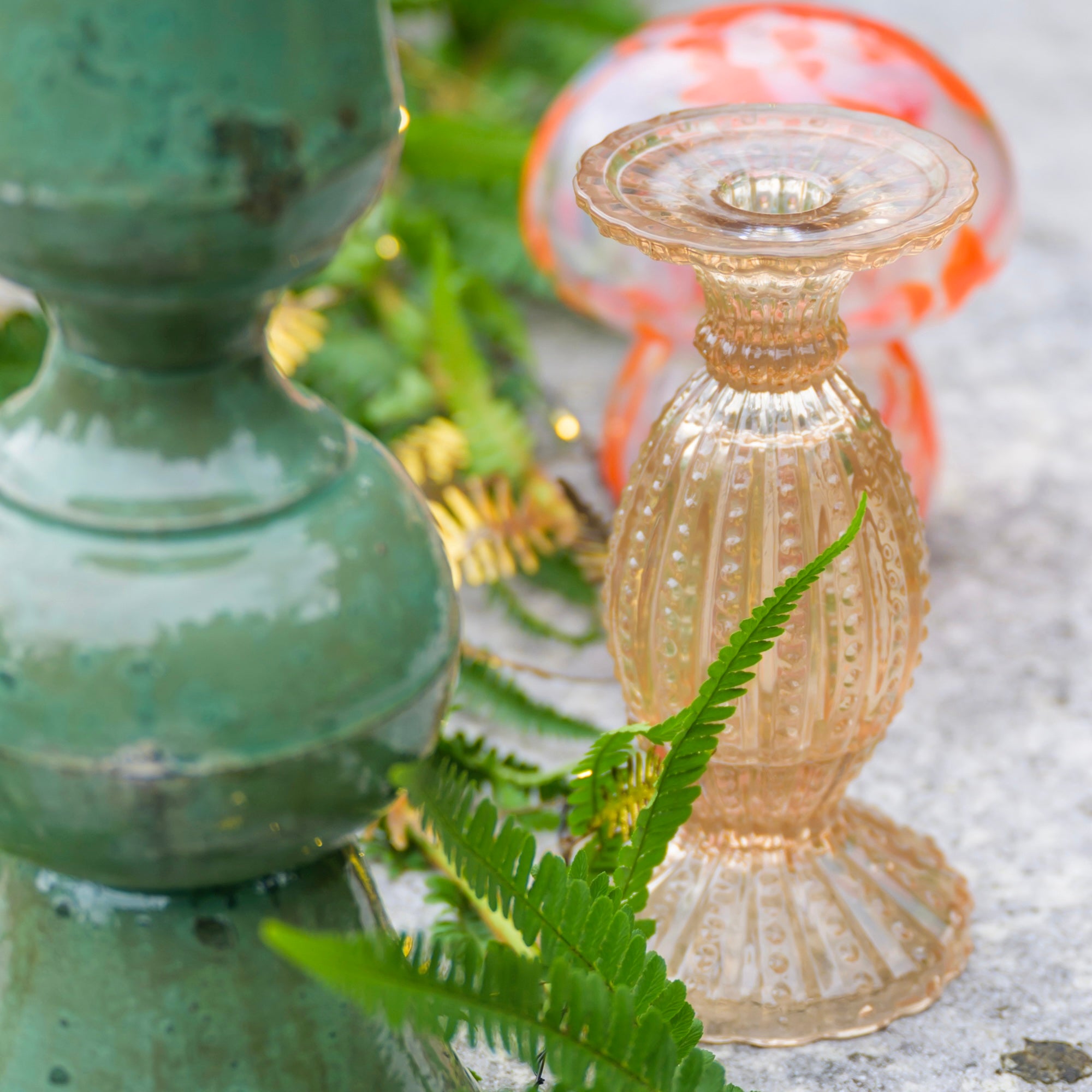 Marla Glass Candle Holder