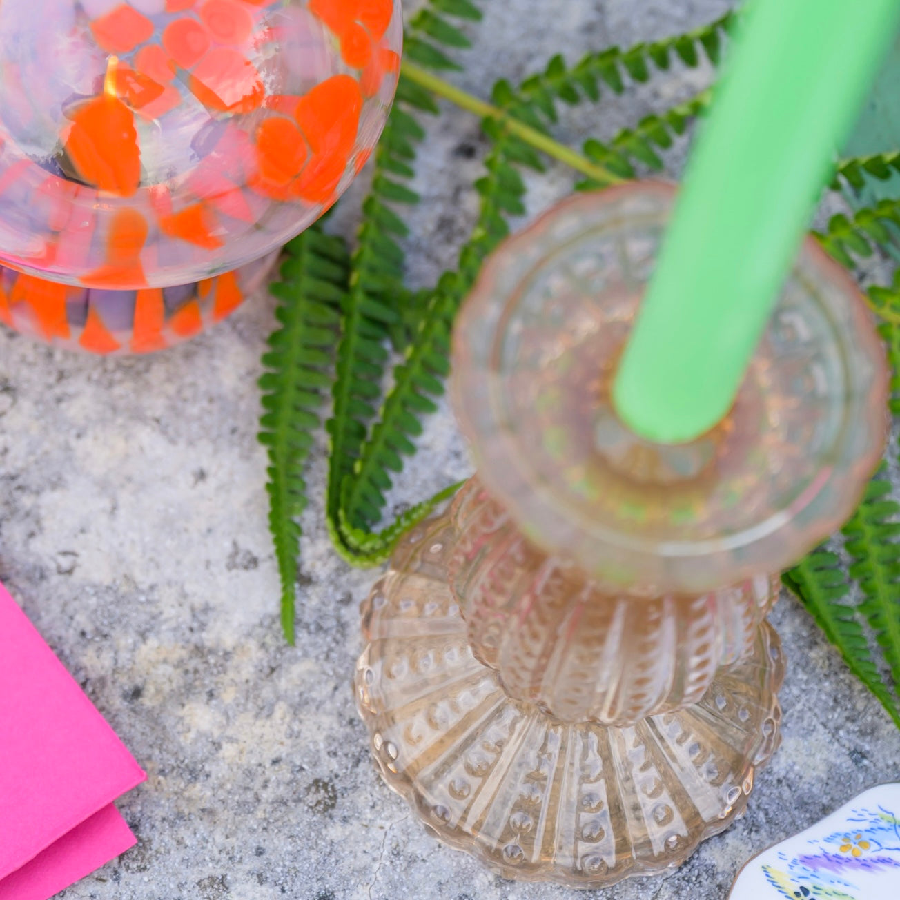 Marla Glass Candle Holder