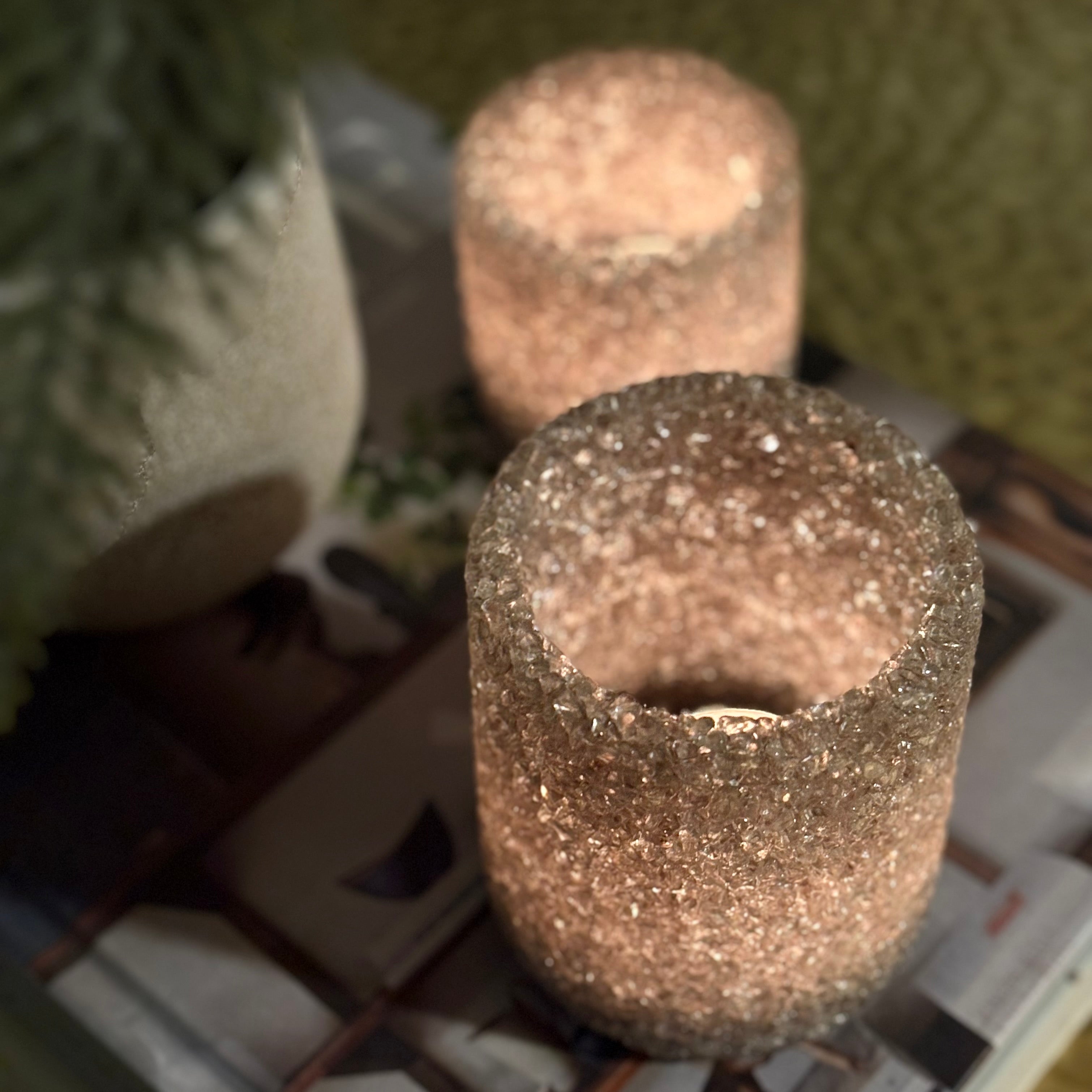 Morita Glass Candle Holder