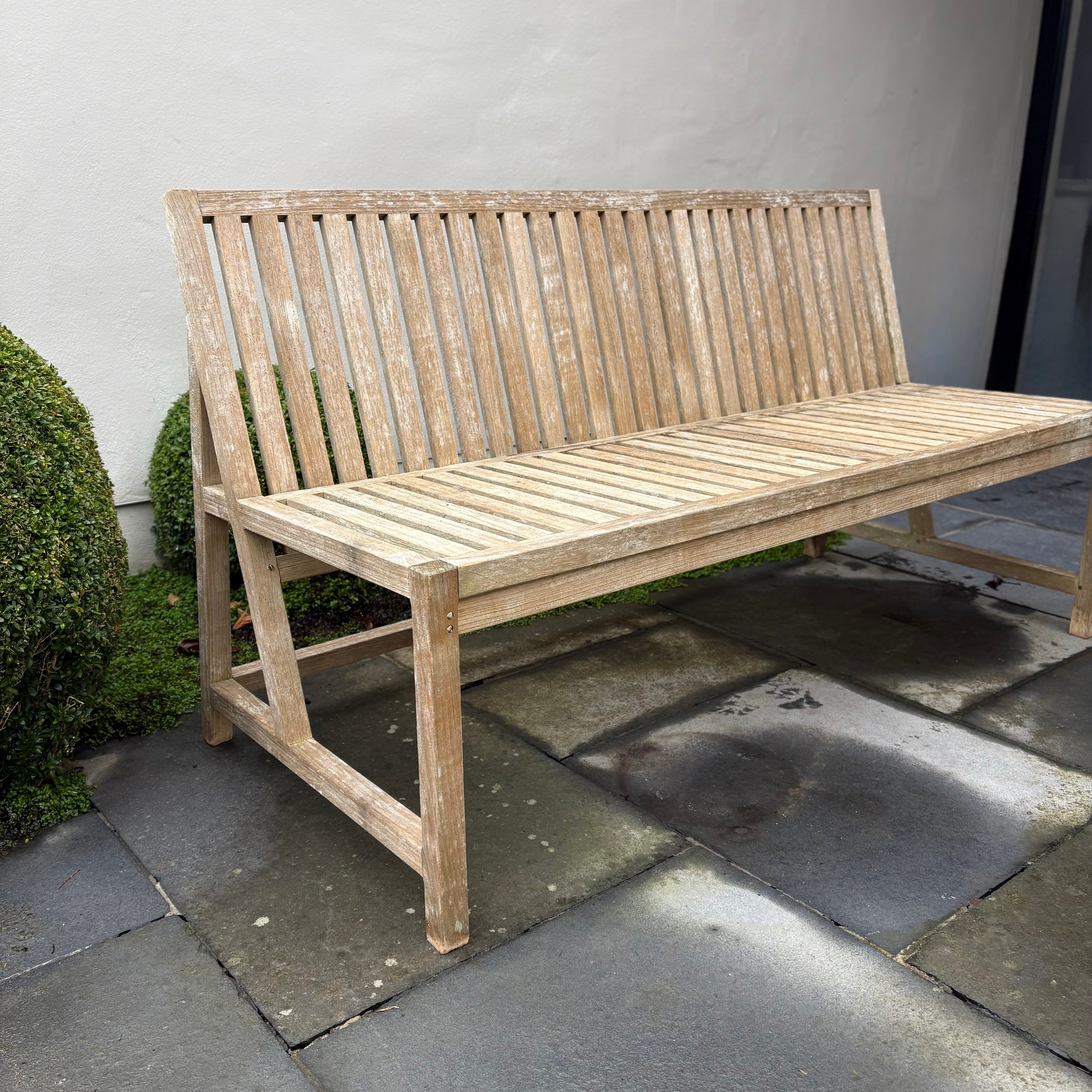 Contemporary Teak Bench