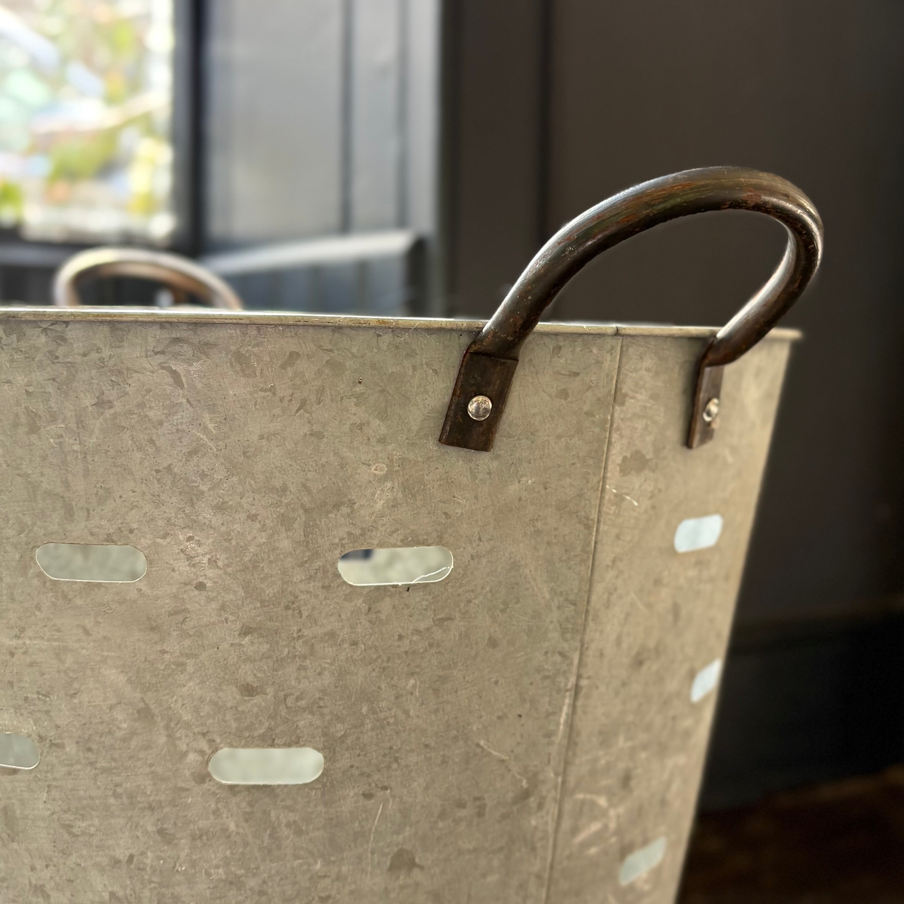 Galvanised Fruit Bucket
