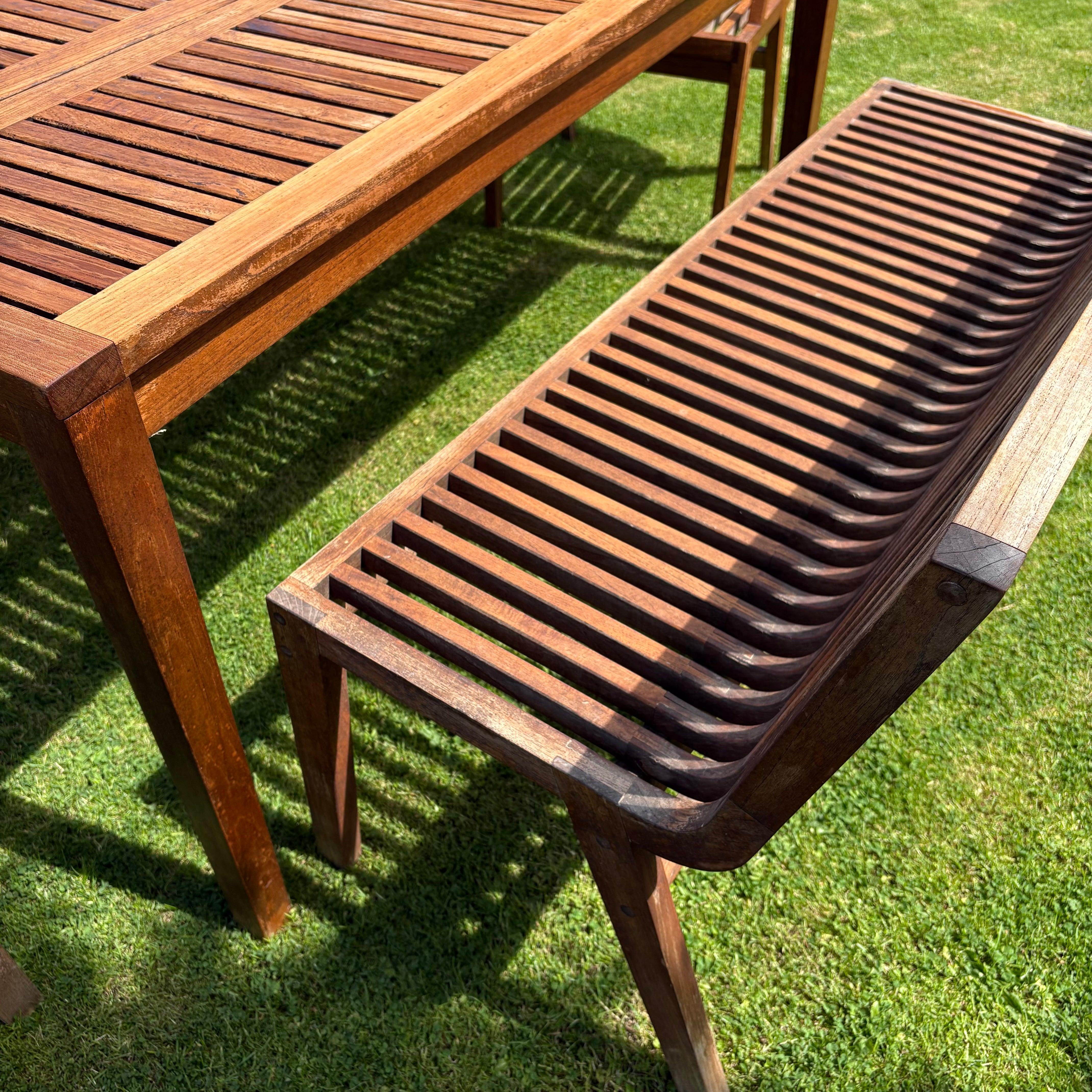 Vintage Habitat Mombasa Solid Teak Garden Set