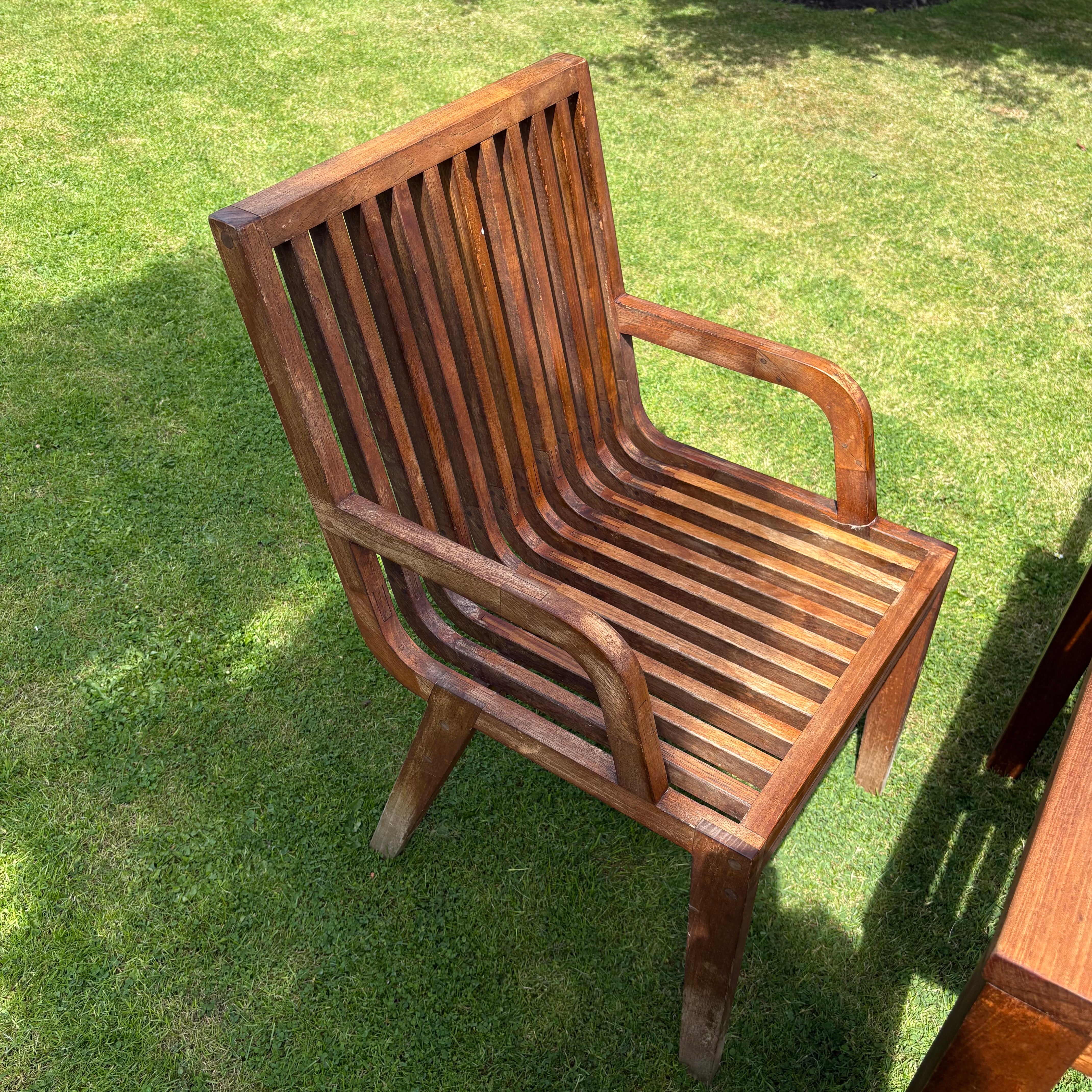 Vintage Habitat Mombasa Solid Teak Garden Set