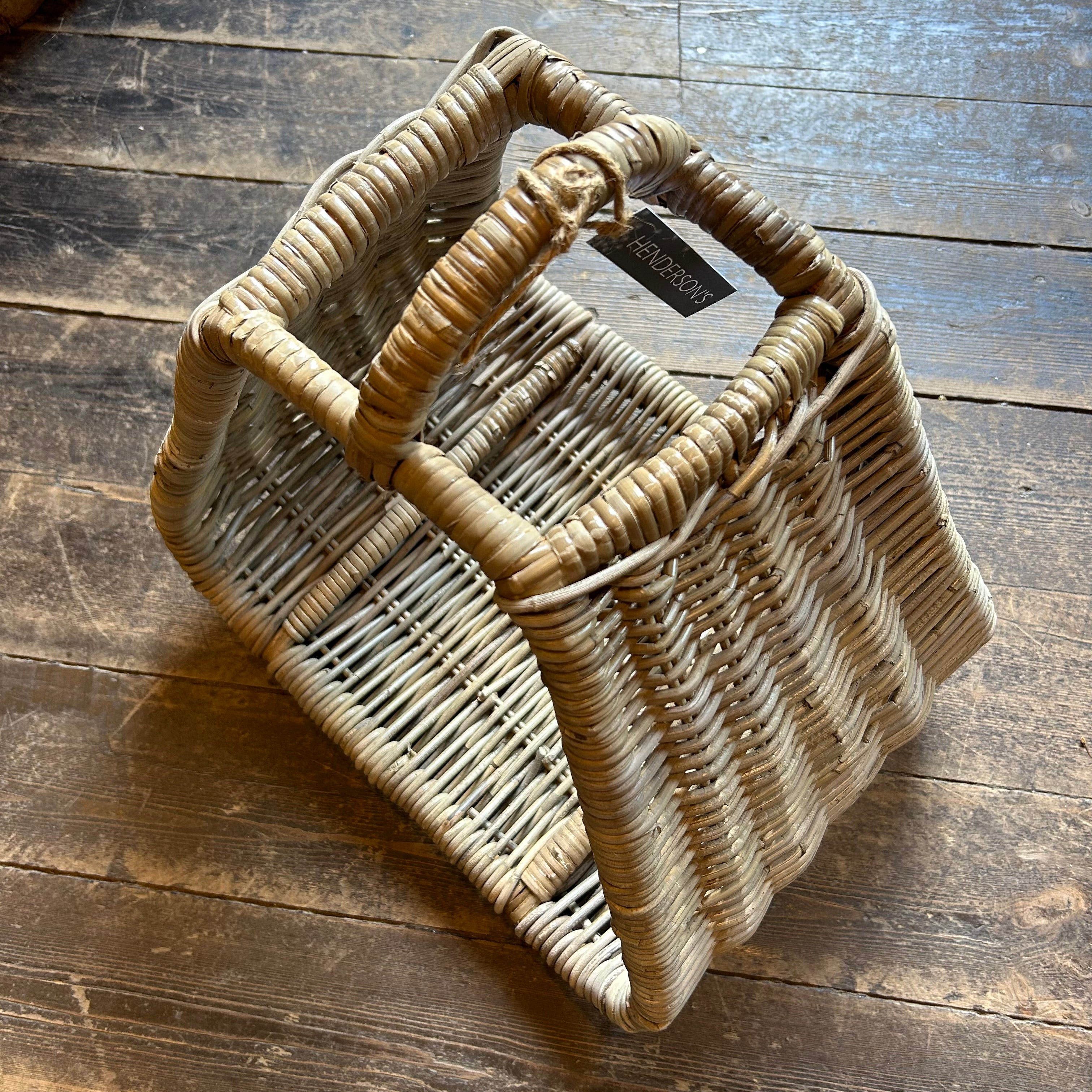 Rattan Log Holder Basket