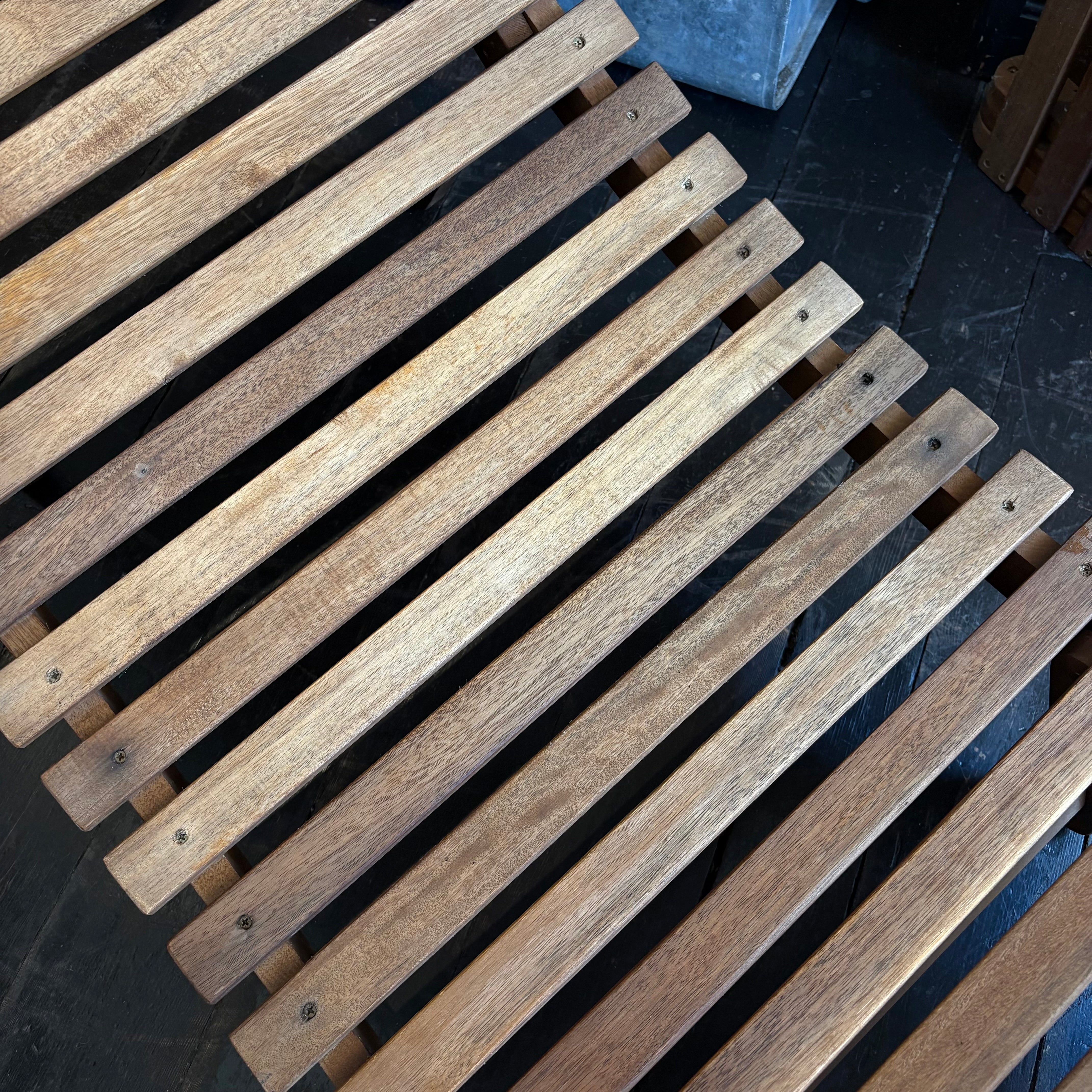 Folding Wooden Sun Lounger With Cushion