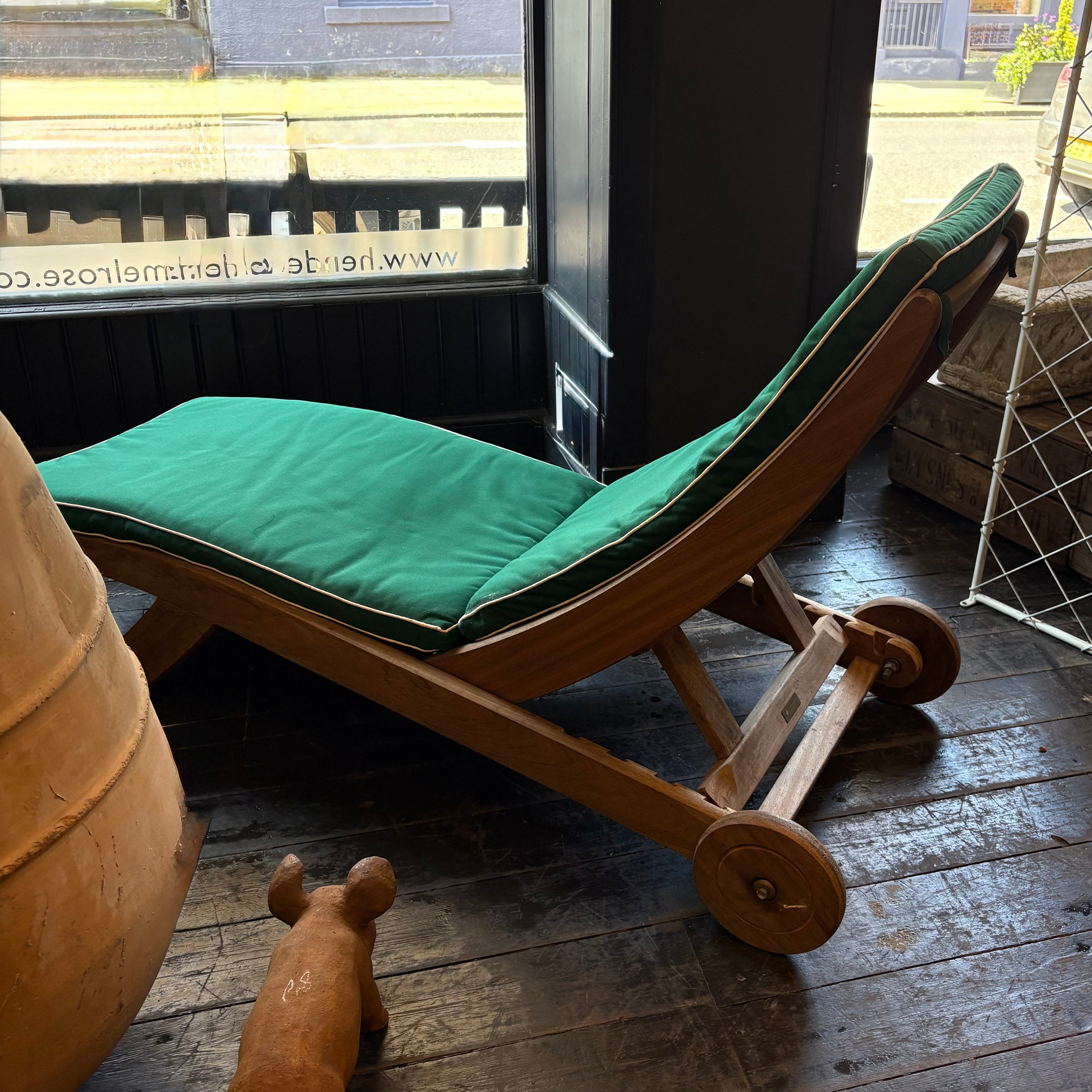 Garden Lounger With Cushion