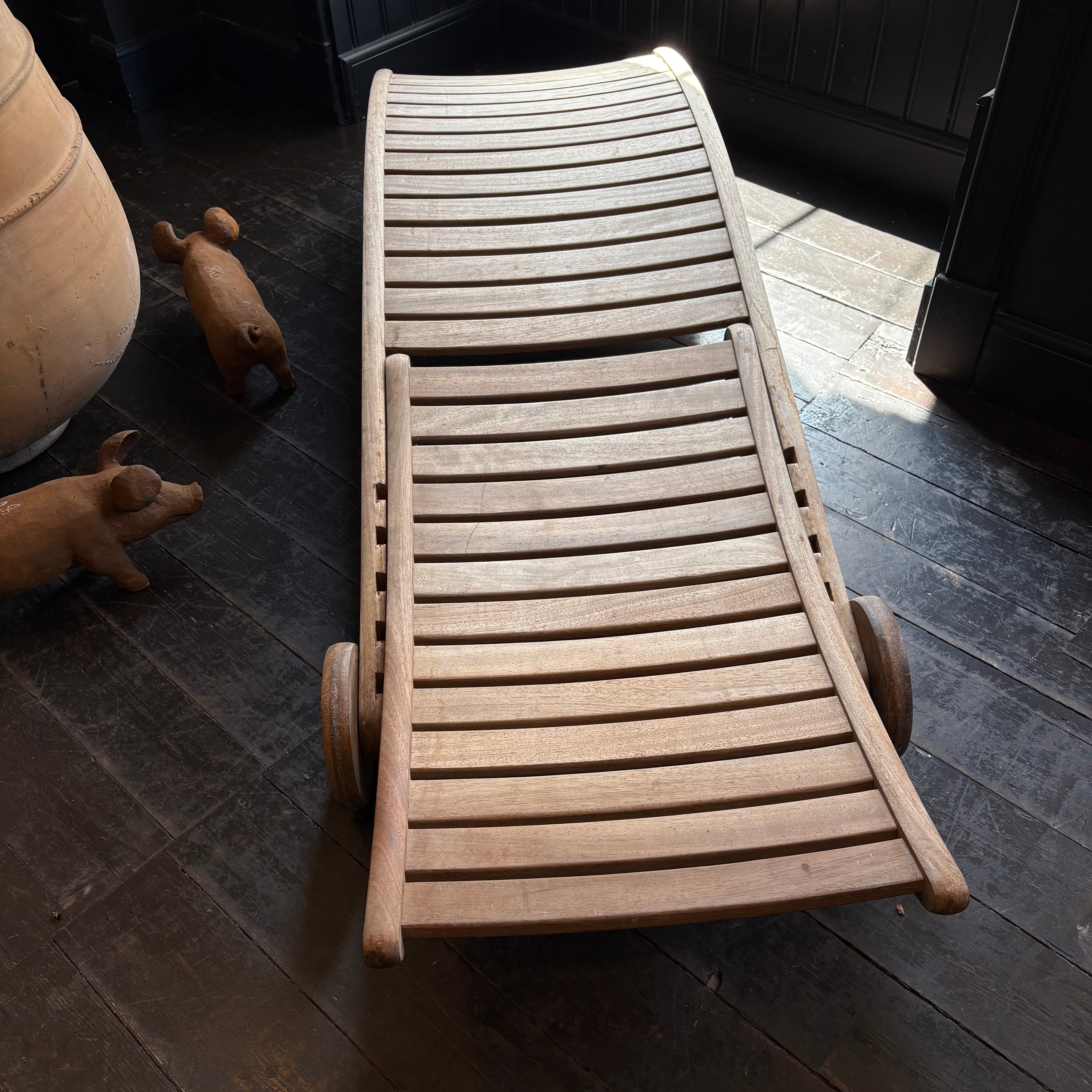 Garden Lounger With Cushion