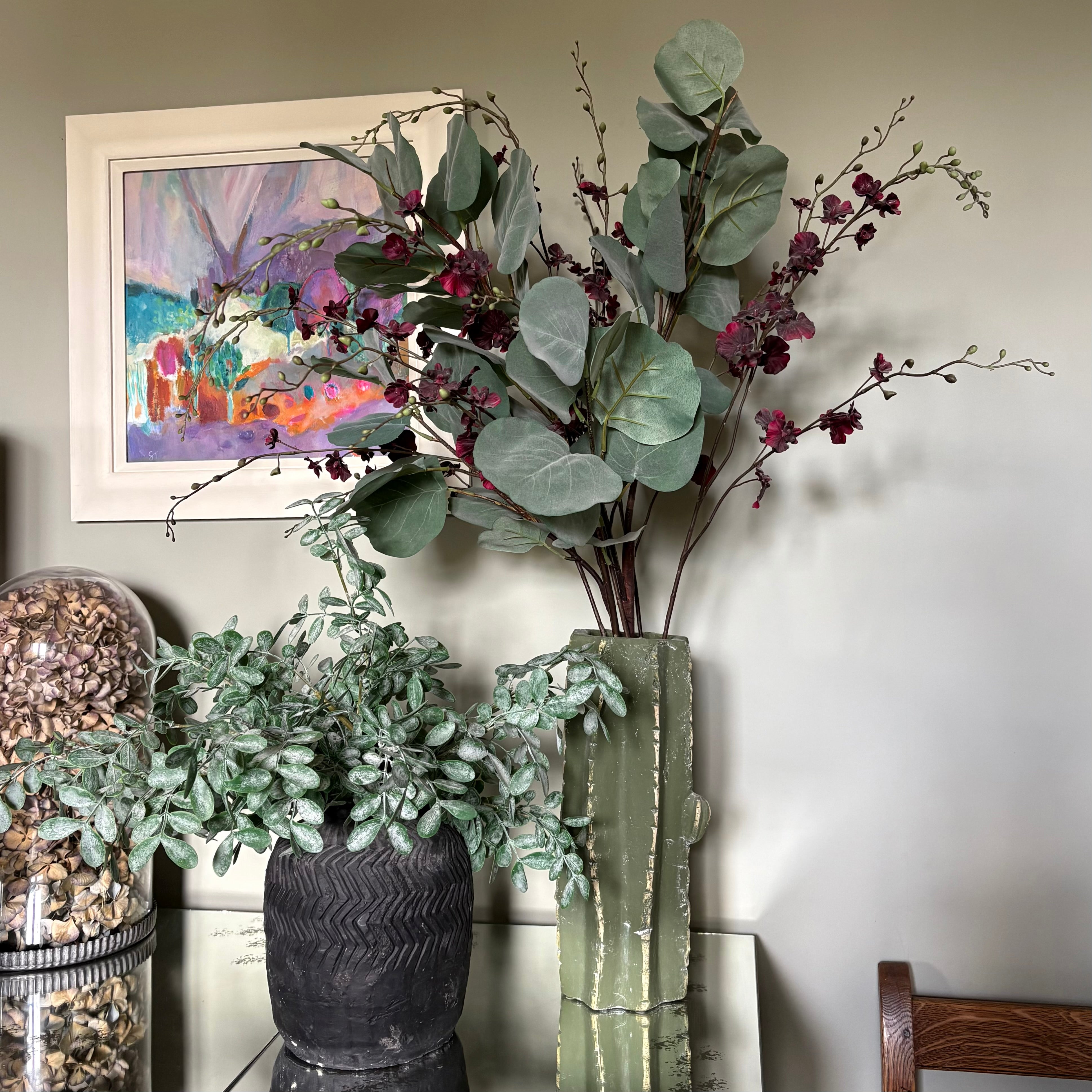 Artificial Eucalyptus Silver Dollar