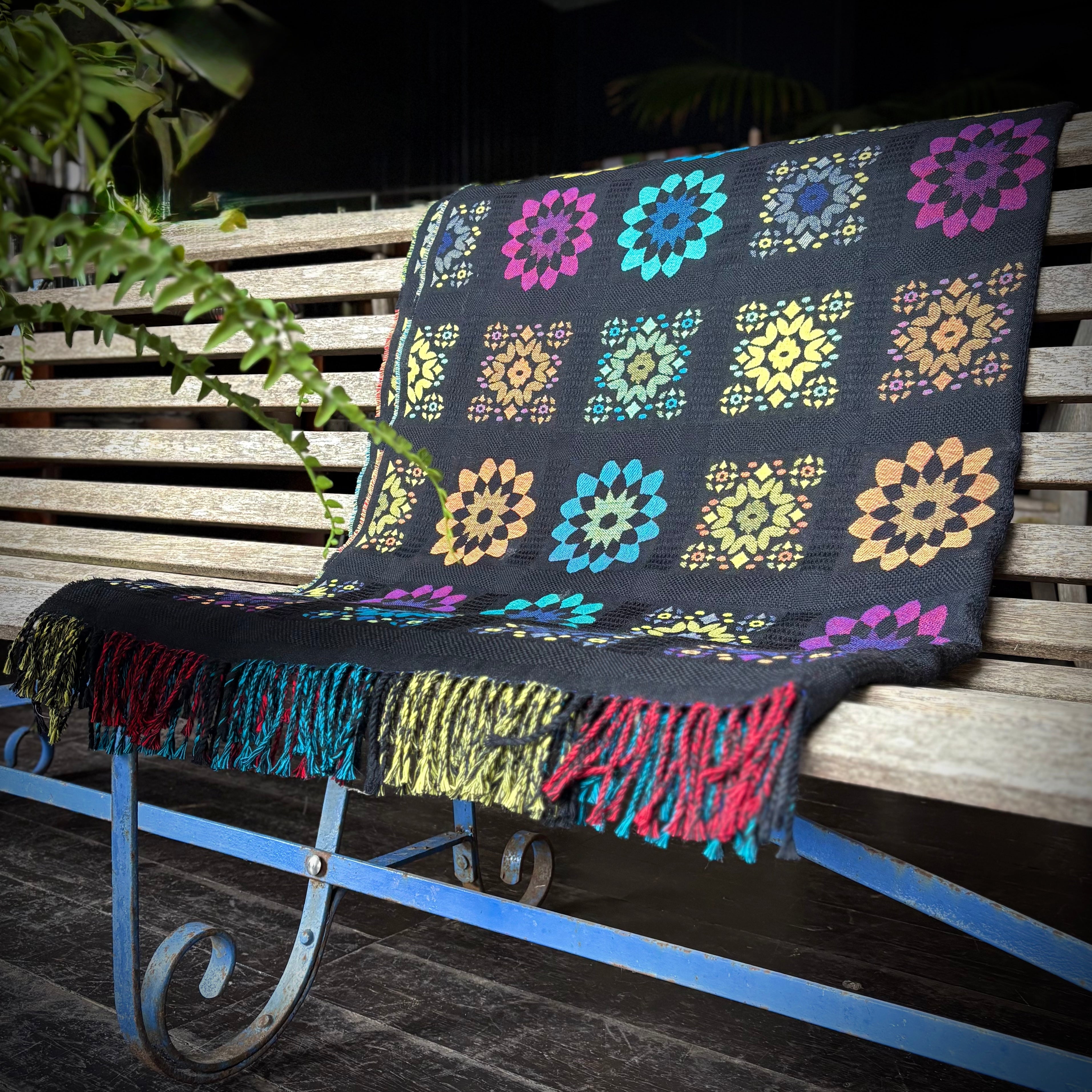 Technicolour Jacquard Blanket