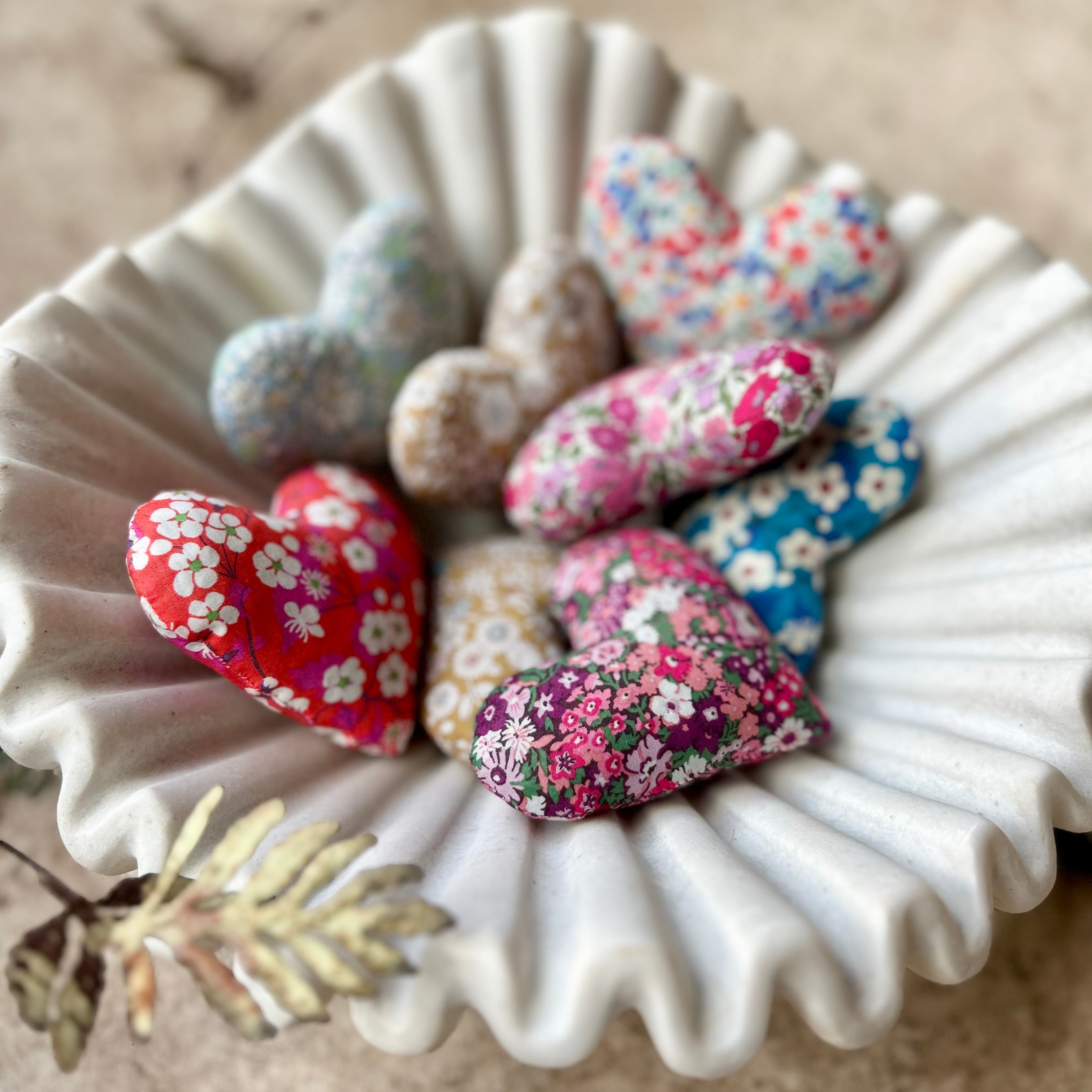 Liberty Fabric Lavender Heart
