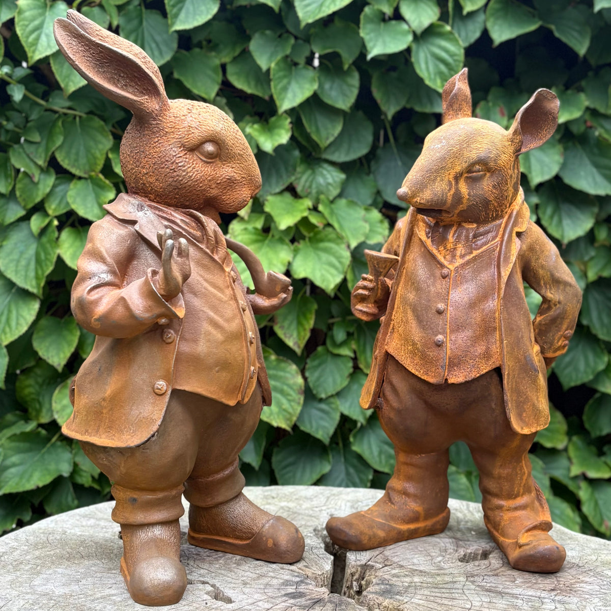 Ratty & Rabbit Garden Ornaments