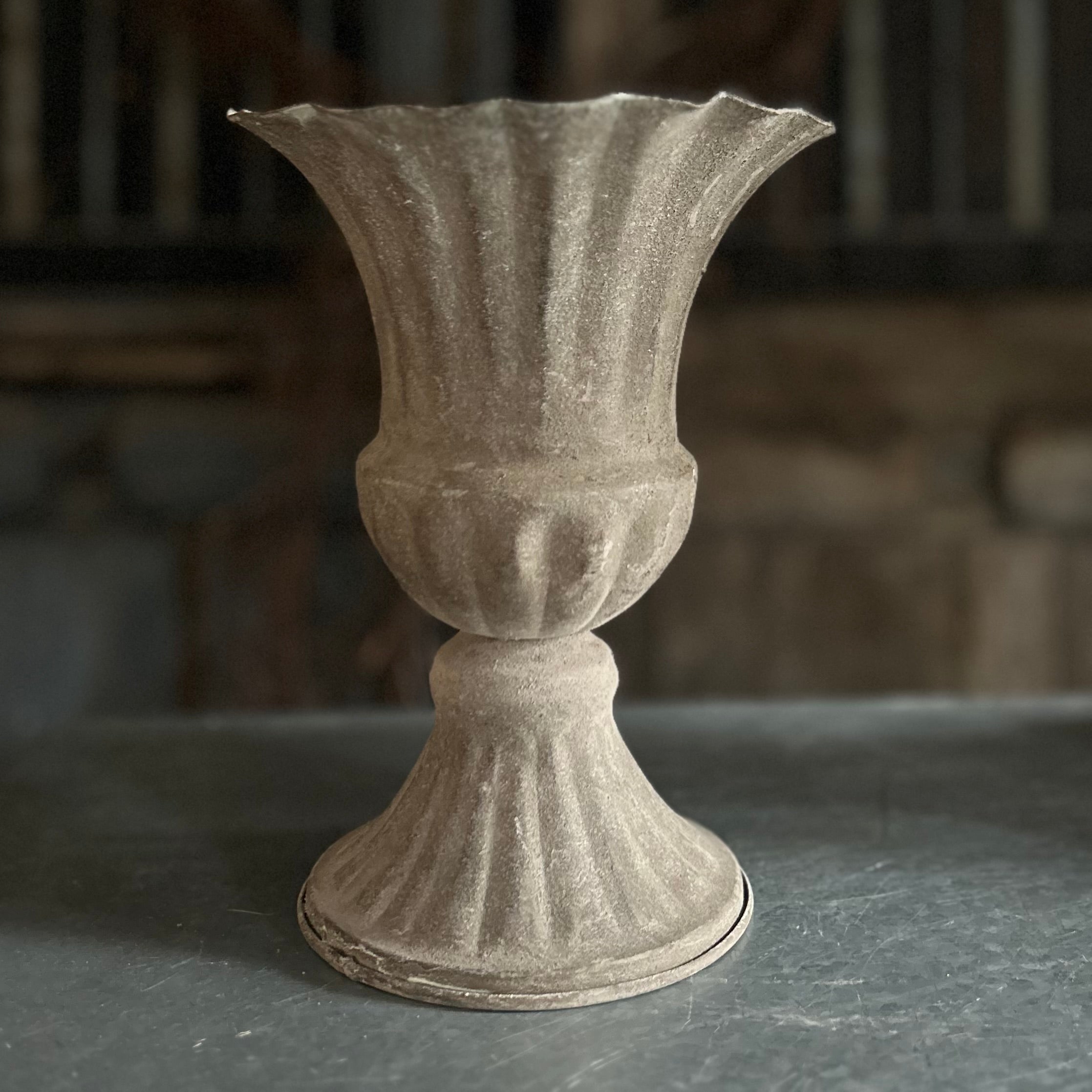 Metal Tulip Urn