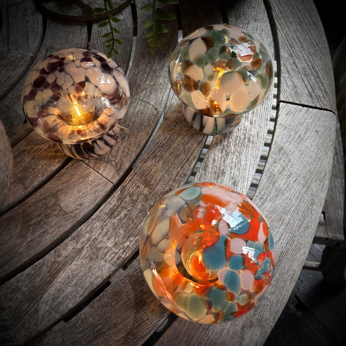 Mushroom Portable LED Lamp - Pumpkin