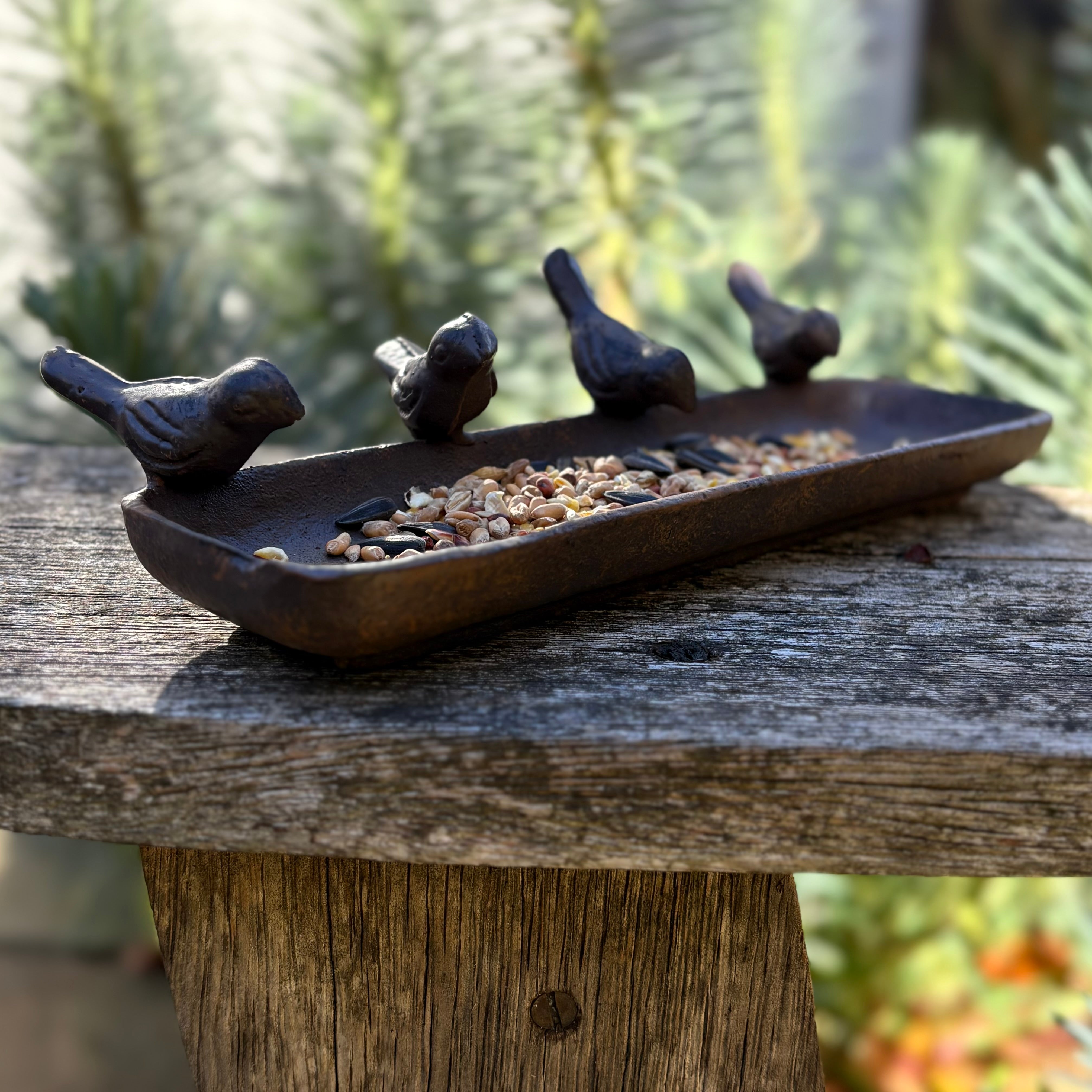 Metal Bird Feeder Tray