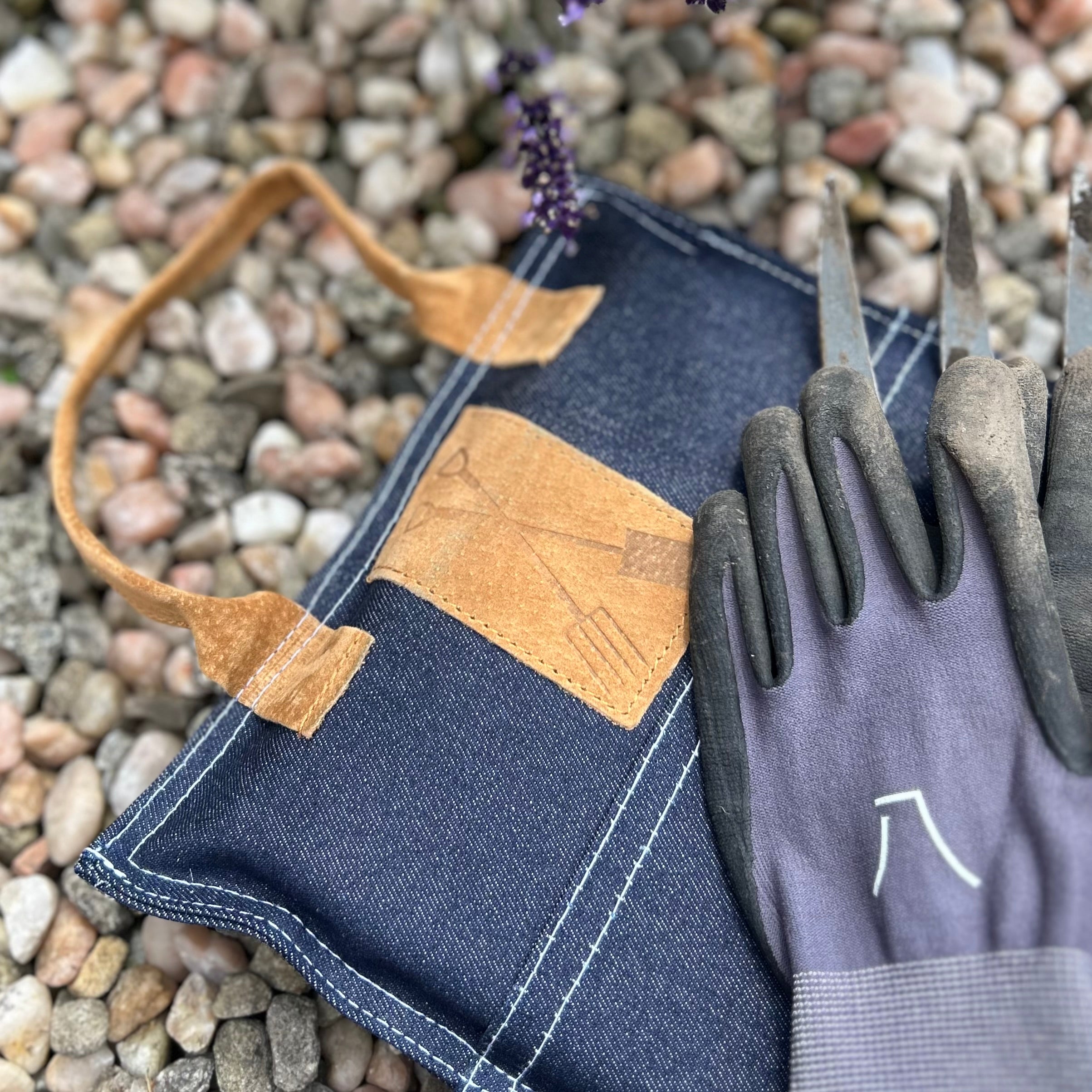 Denim Garden Kneeler