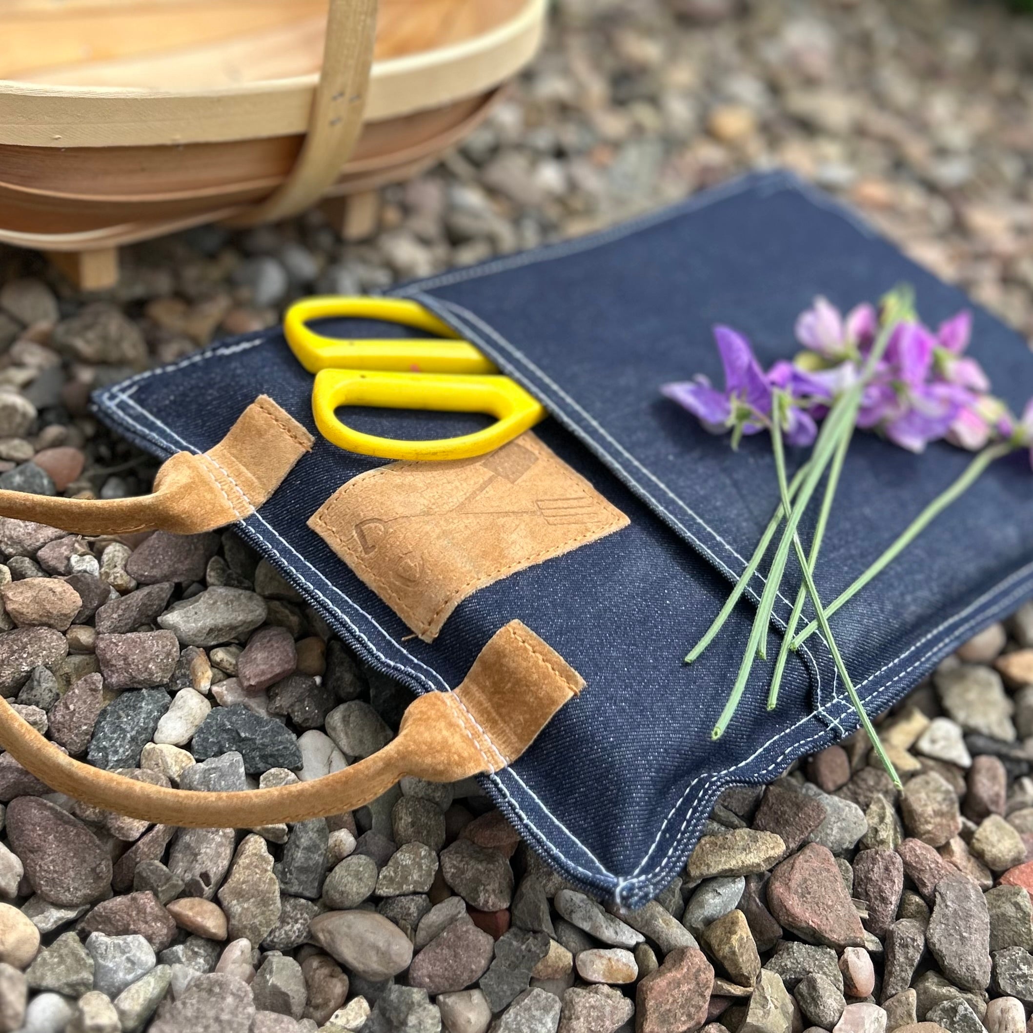 Denim Garden Kneeler