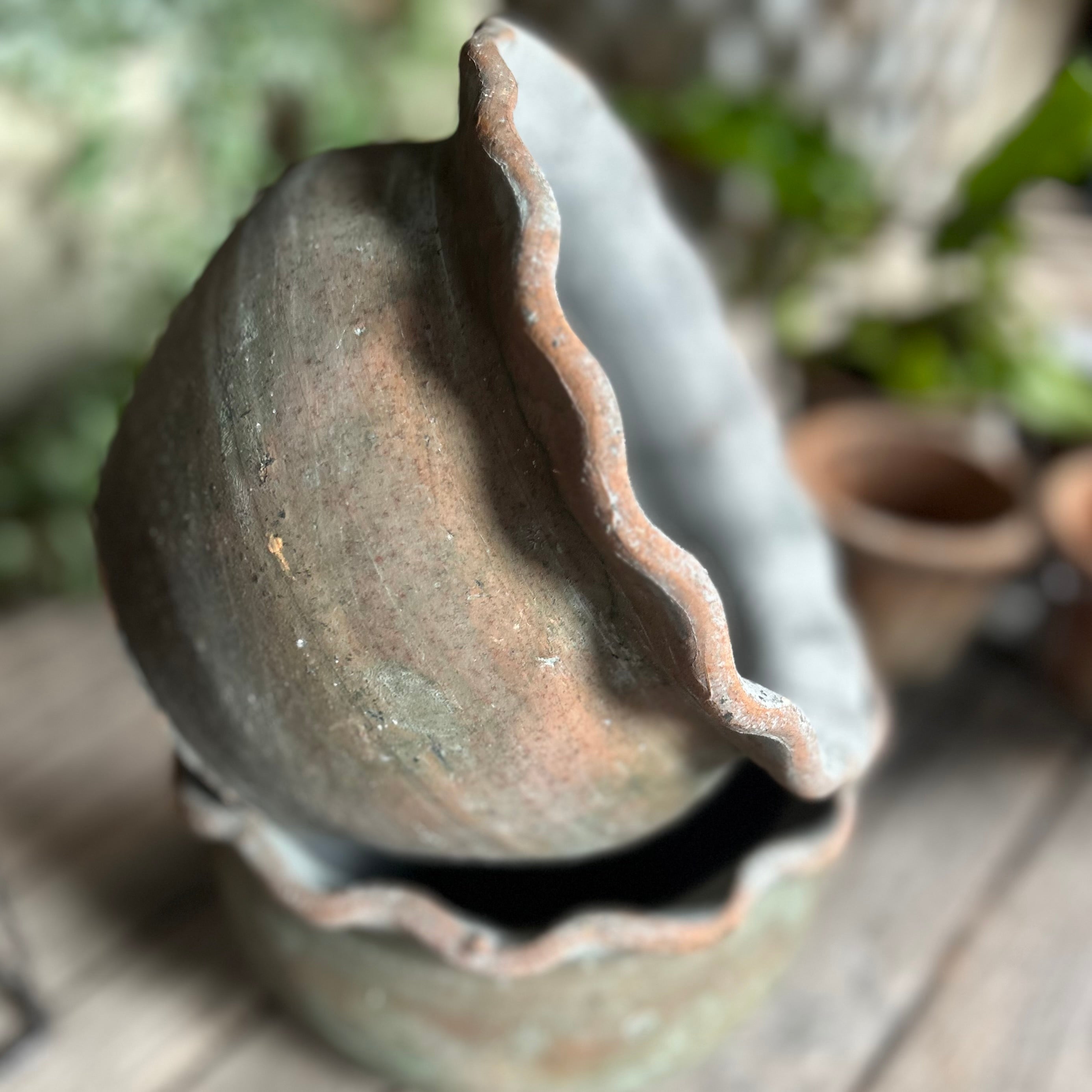 Pie Crust Plant Pot