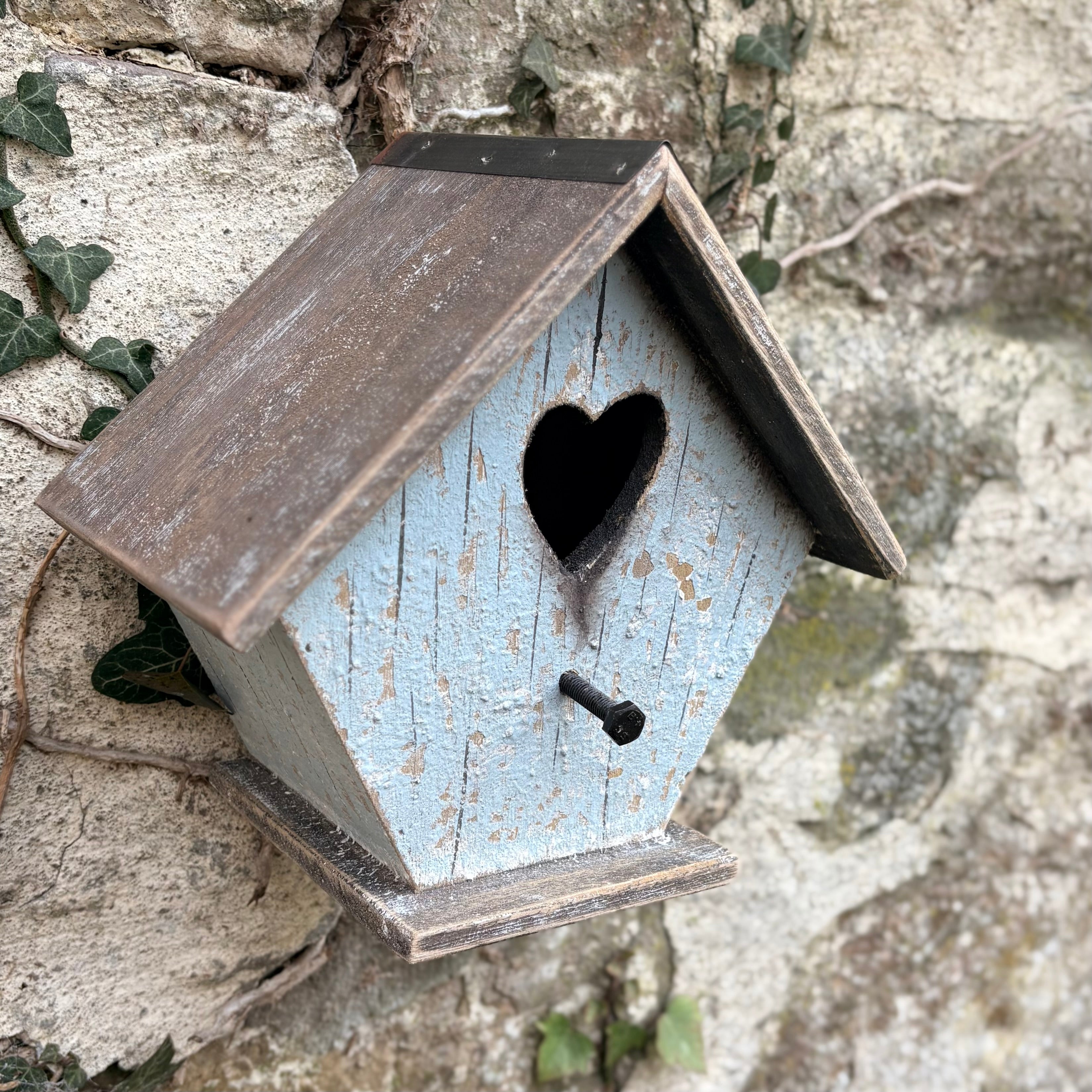 Lovebirds Birdhouse - Blue