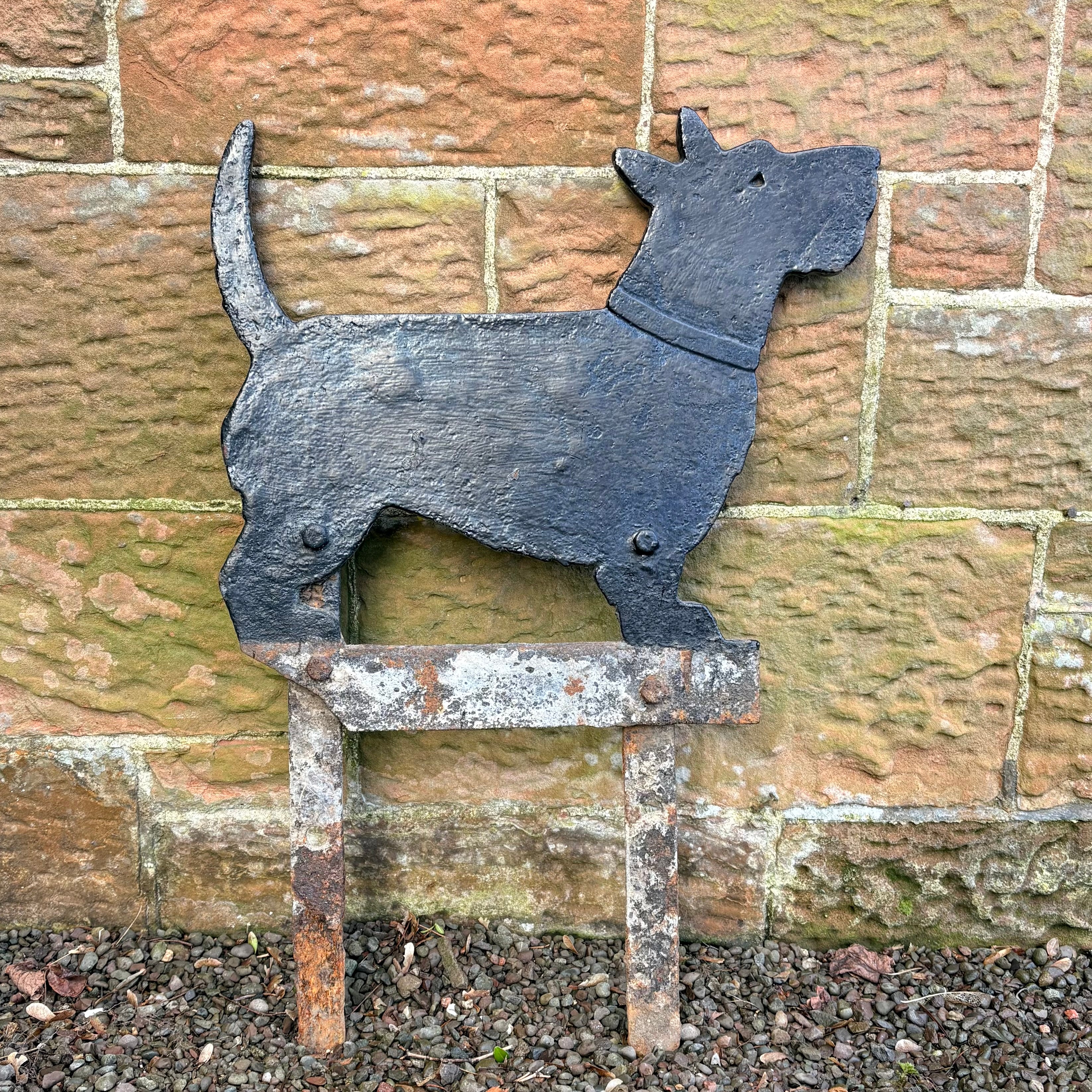 Vintage Iron Scottie Dog Boot Scraper