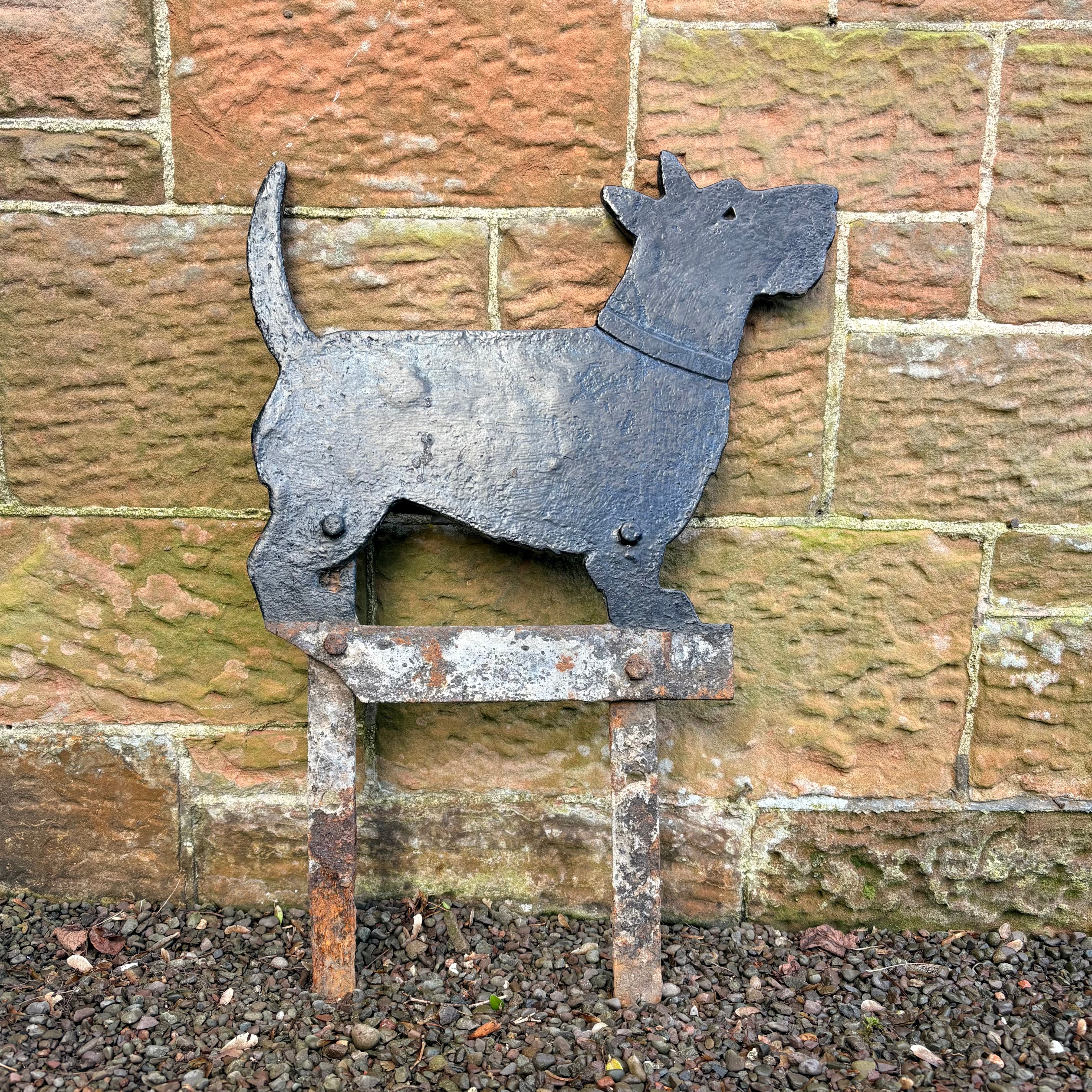 Vintage Iron Scottie Dog Boot Scraper