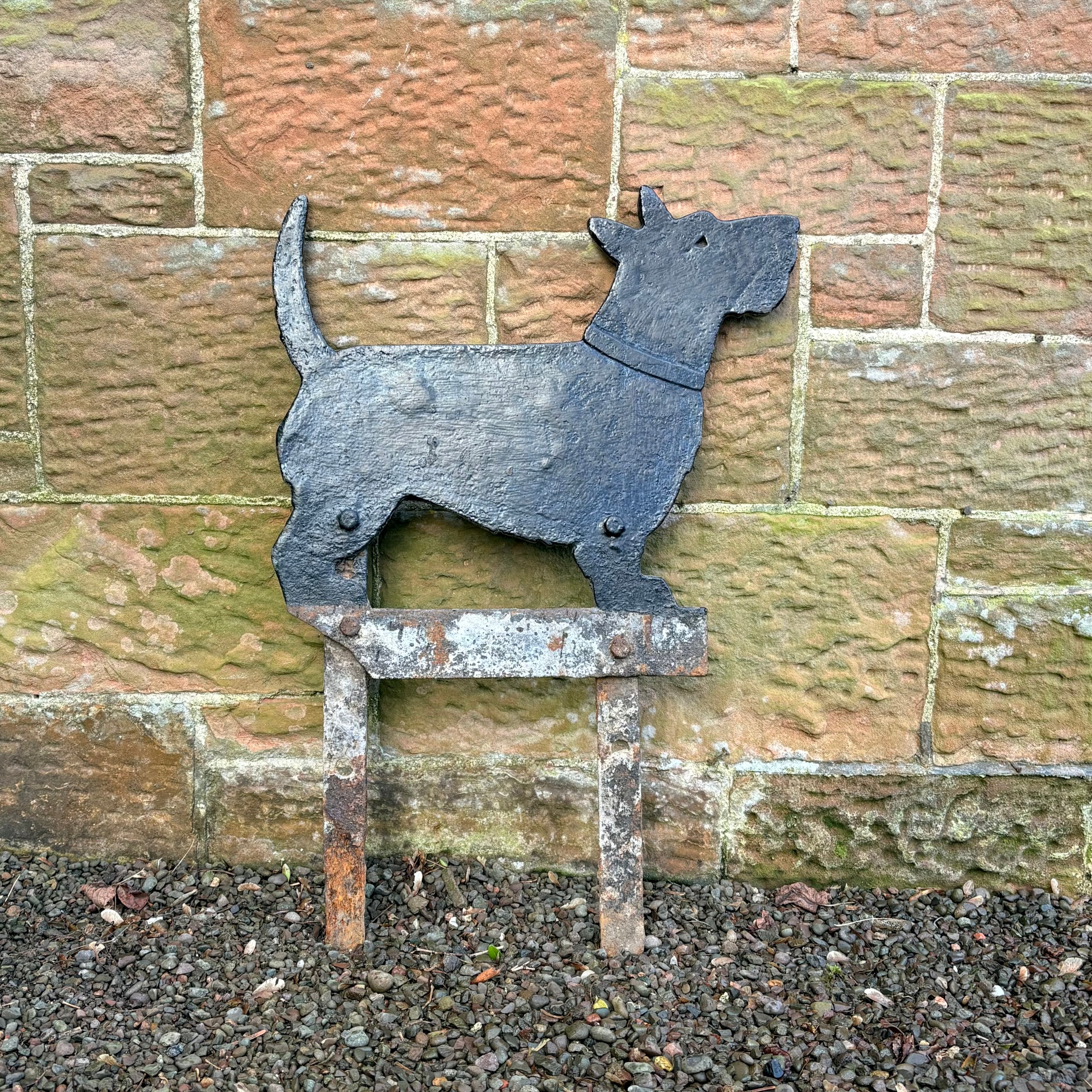 Vintage Iron Scottie Dog Boot Scraper