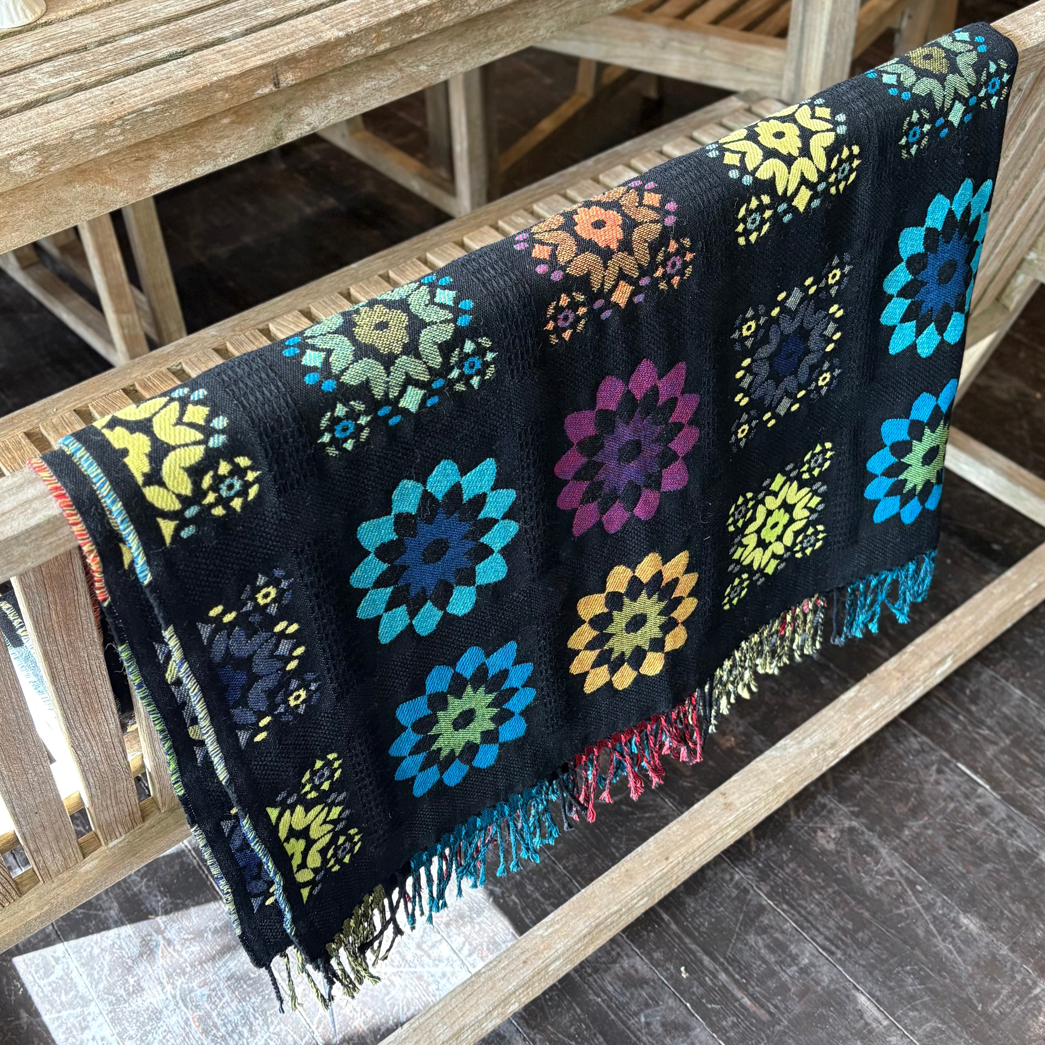 Technicolour Jacquard Blanket