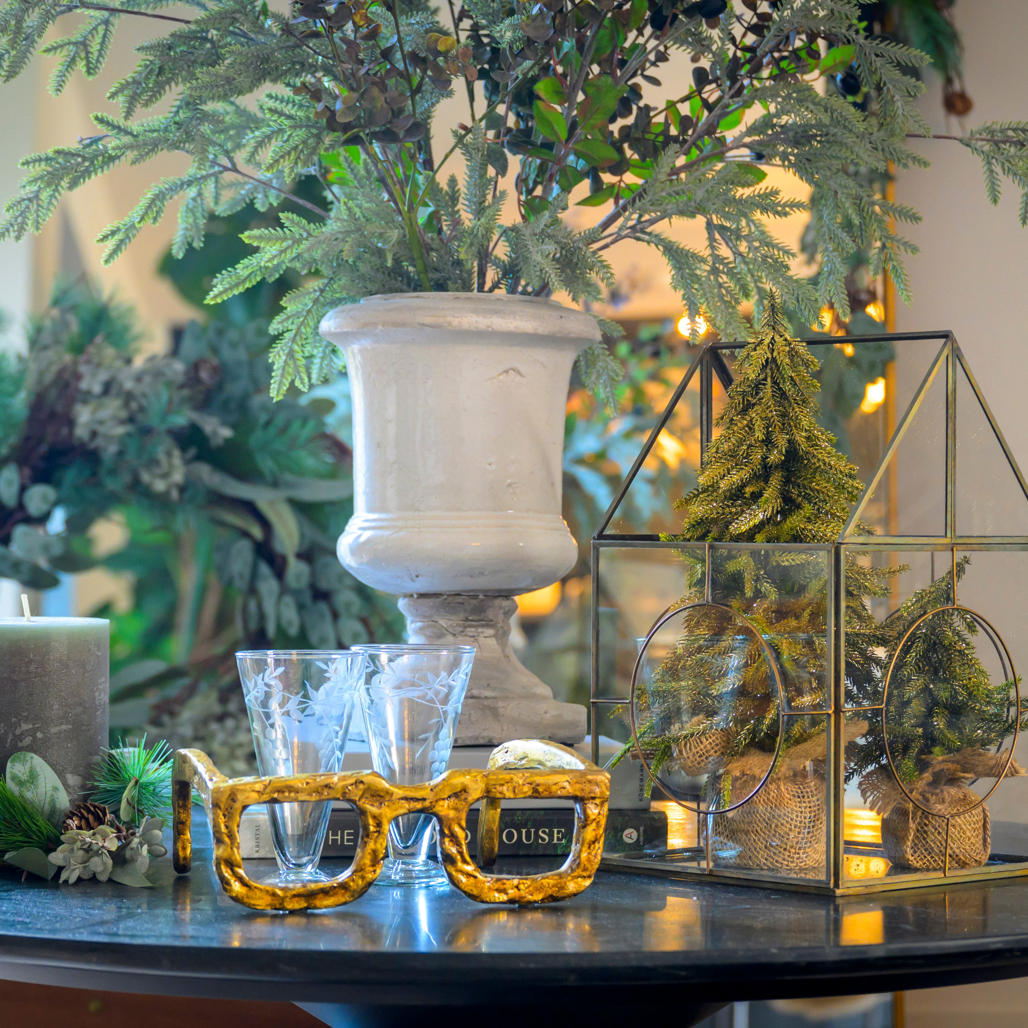 Glazed Stoneware Urn