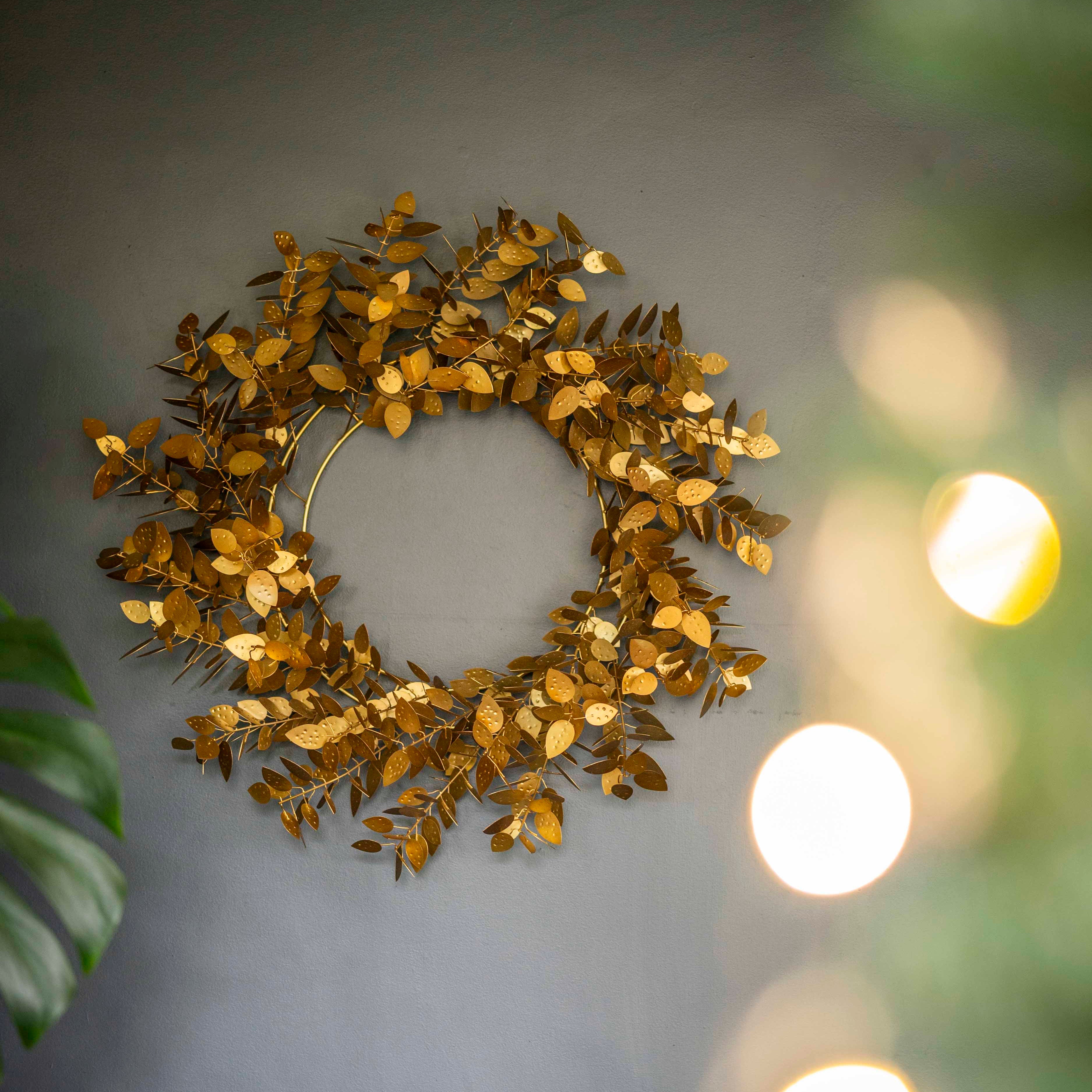 Gold Eucalyptus Wreath