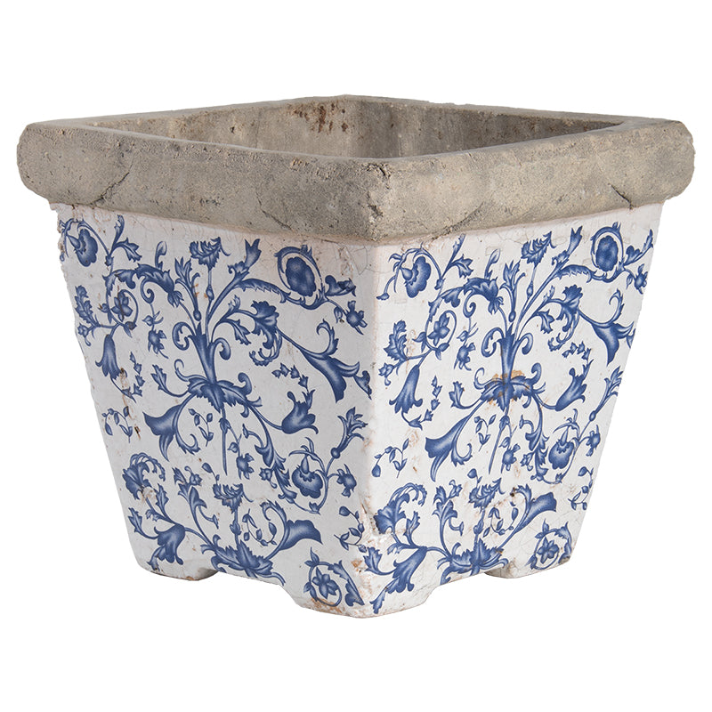 Aged Ceramic Glazed Pot