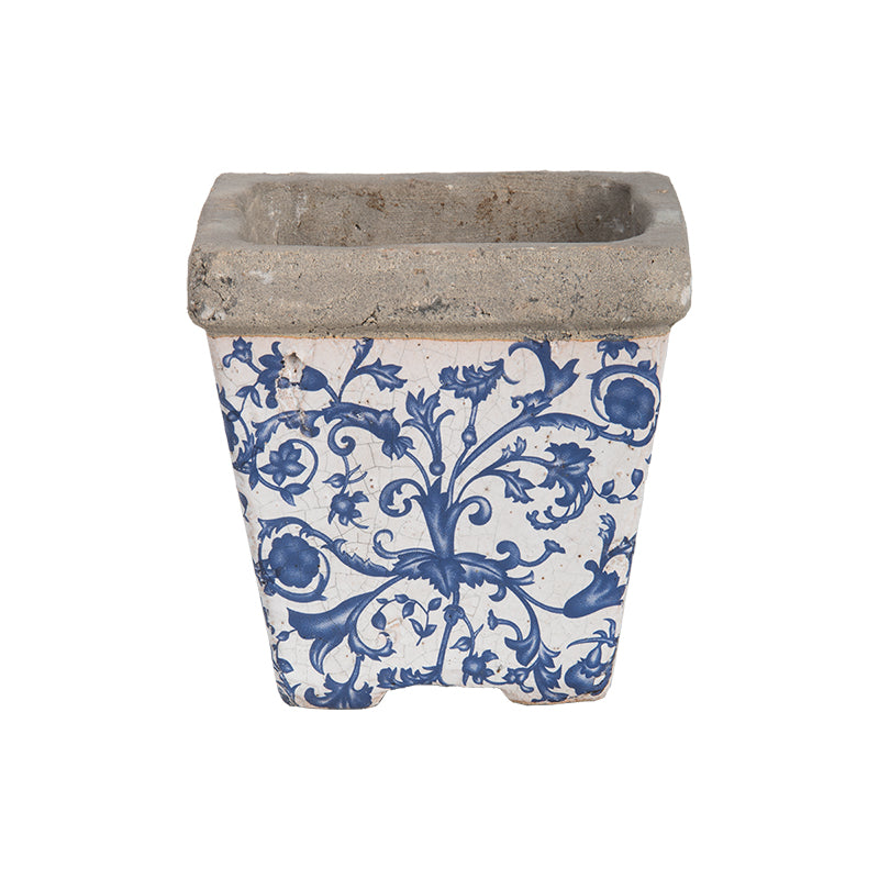 Aged Ceramic Glazed Pot