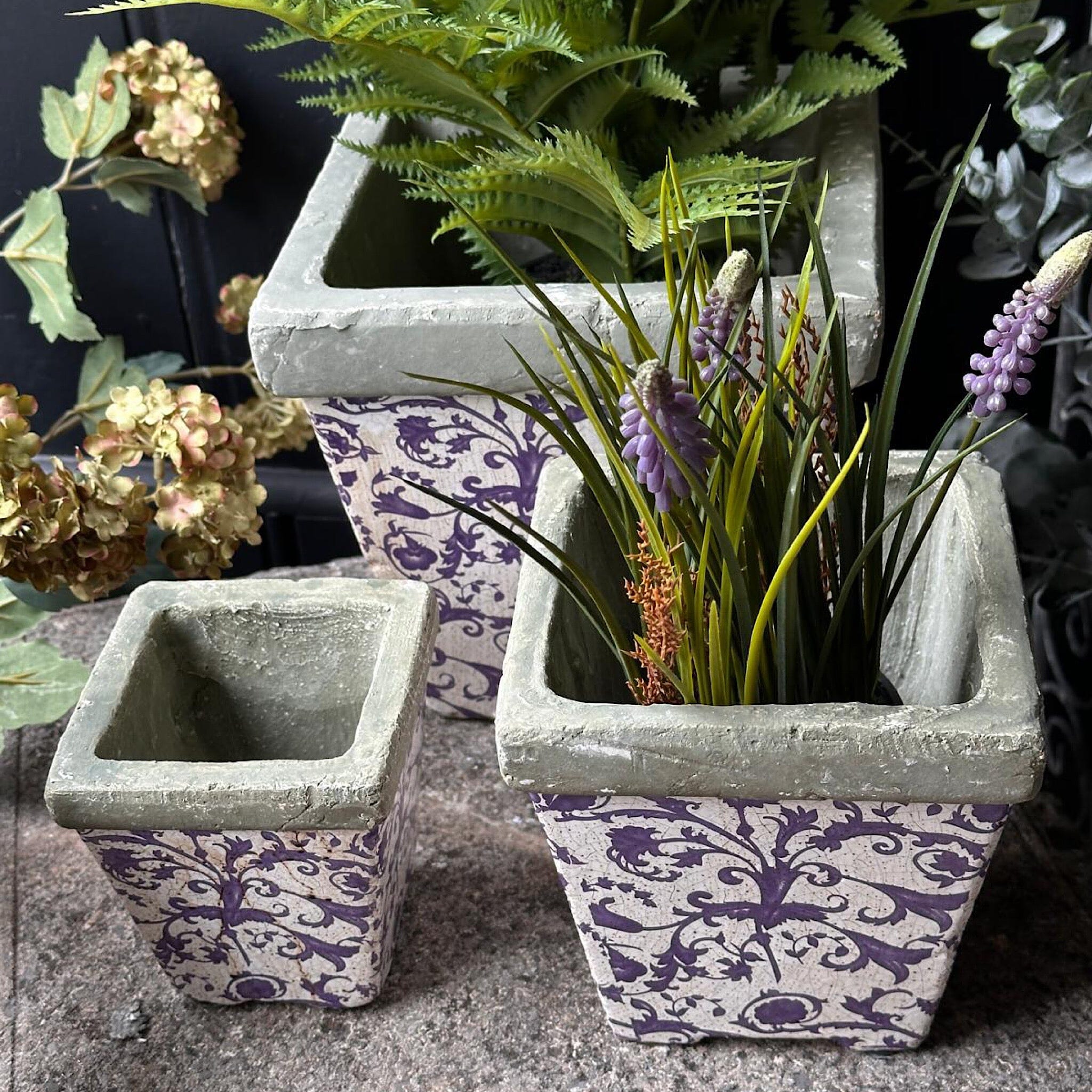 Aged Ceramic Glazed Pot Glazed Plant Pot Fallen Fruits