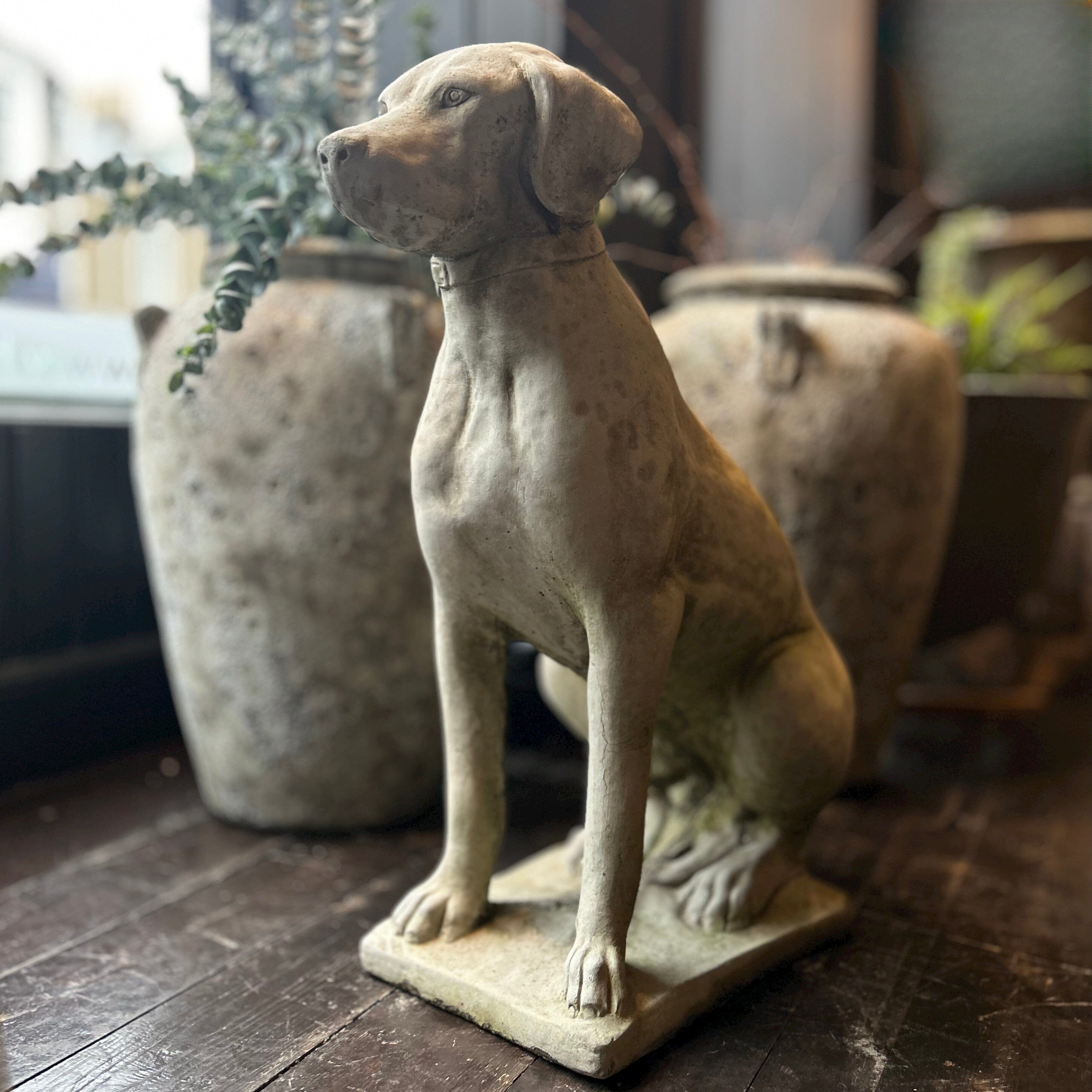 Cast Gundog Sculpture Dog Statue Henderson's 