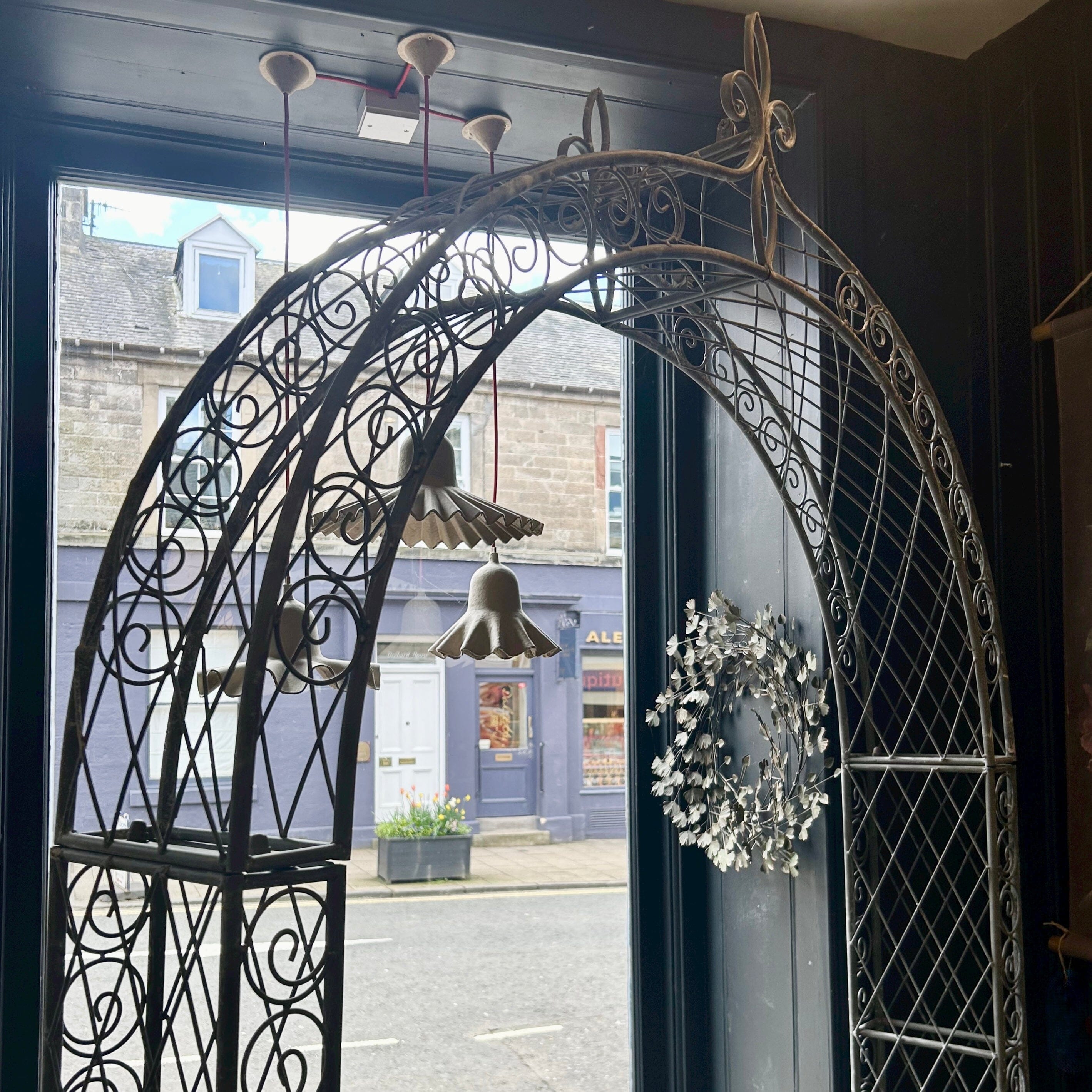 Decorative Iron Rose Arch Iron Rose Arch Sparta Decor